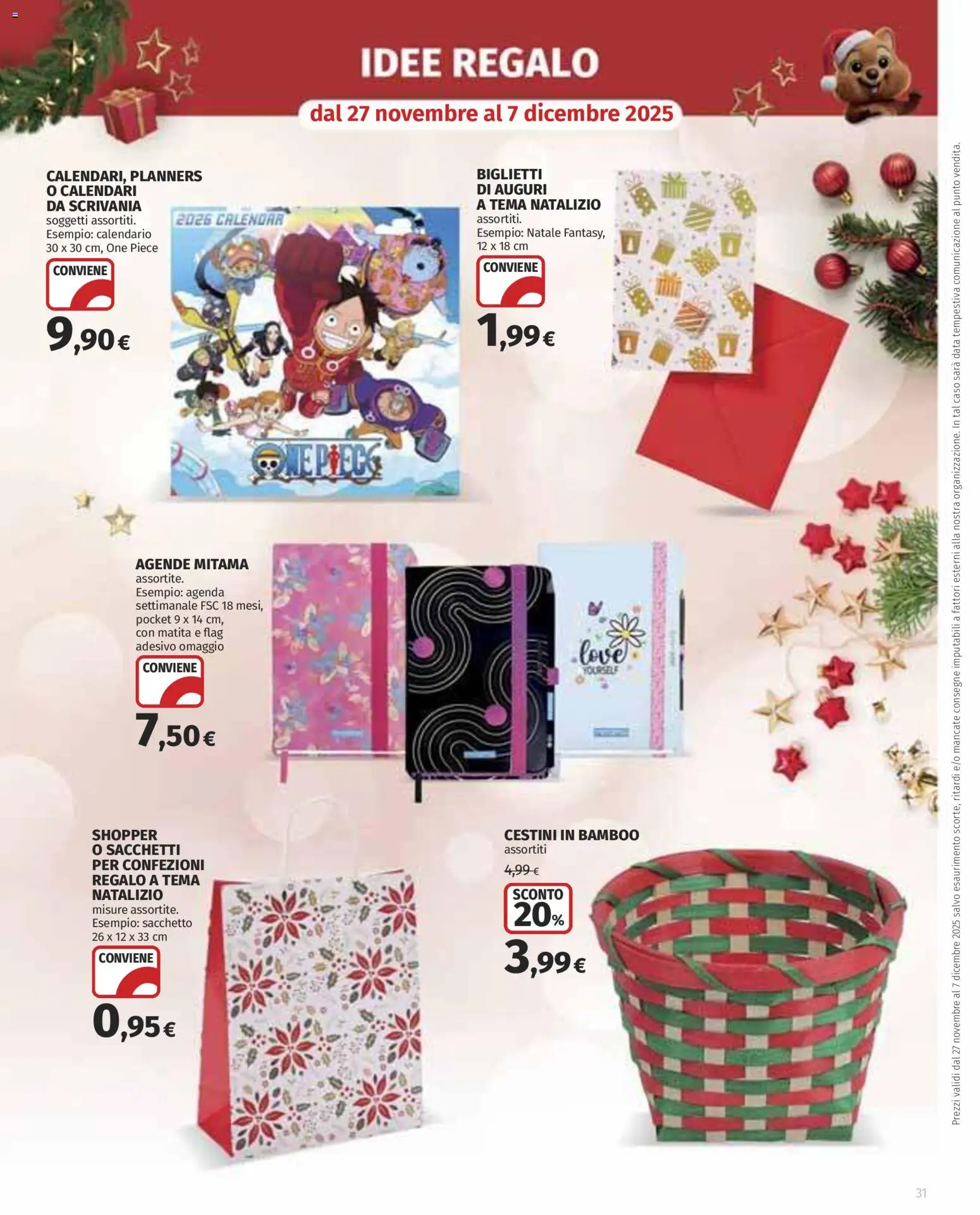 Volantino COOP del 27.11.2025 | Pagina: 31 | Prodotti: Data, Scrivania