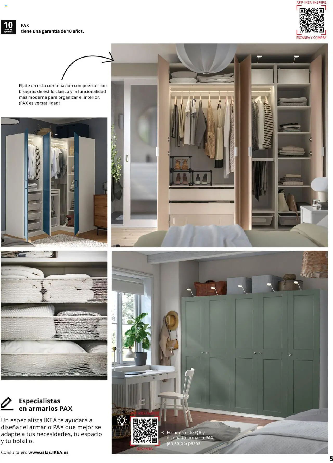 Catálogo IKEA Pax y Komplement │ válido desde el 01.09.2025 | Página: 5 | Productos: Té, Armario