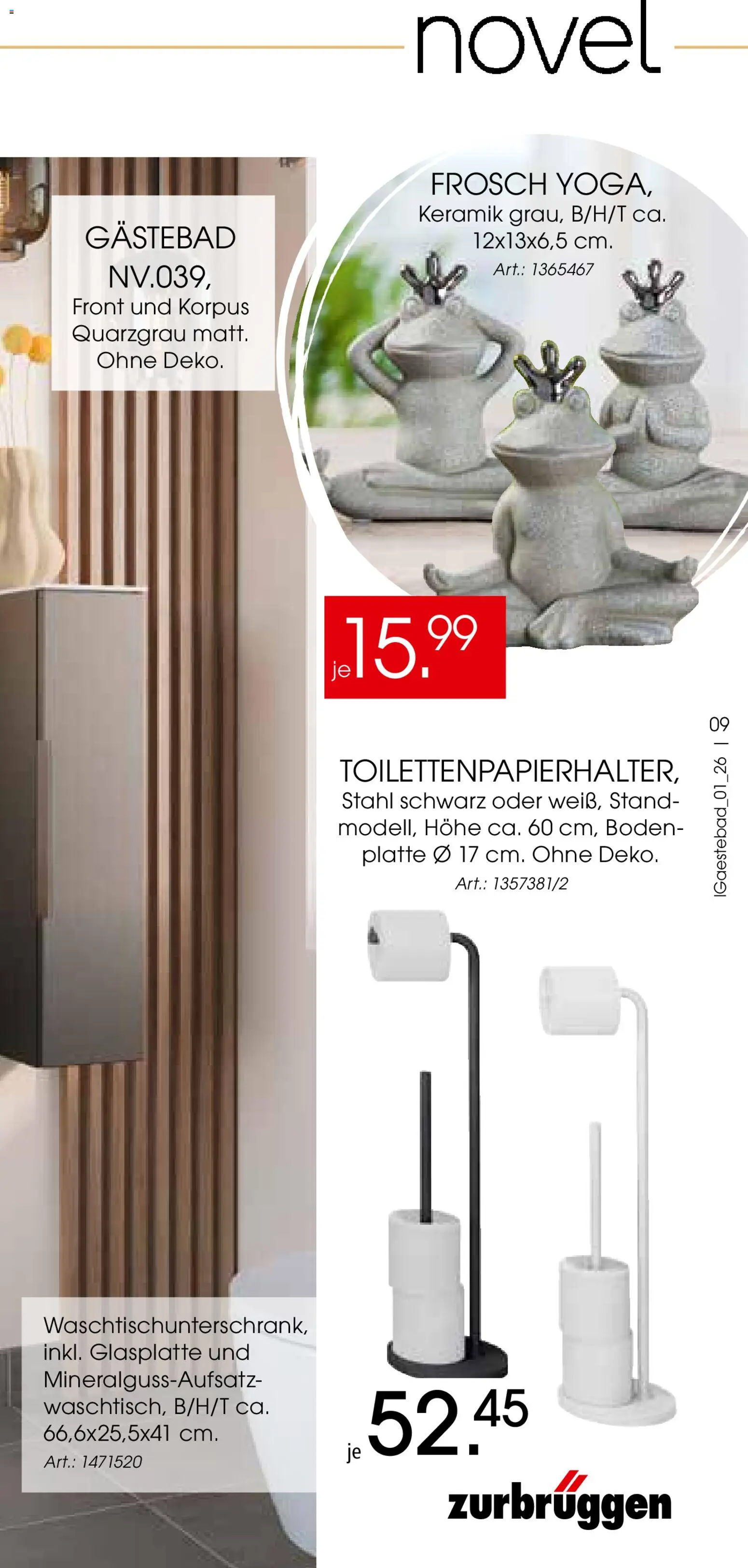 Zurbrüggen - Gästebad – gültig ab 18.02.2026 | Seite: 9