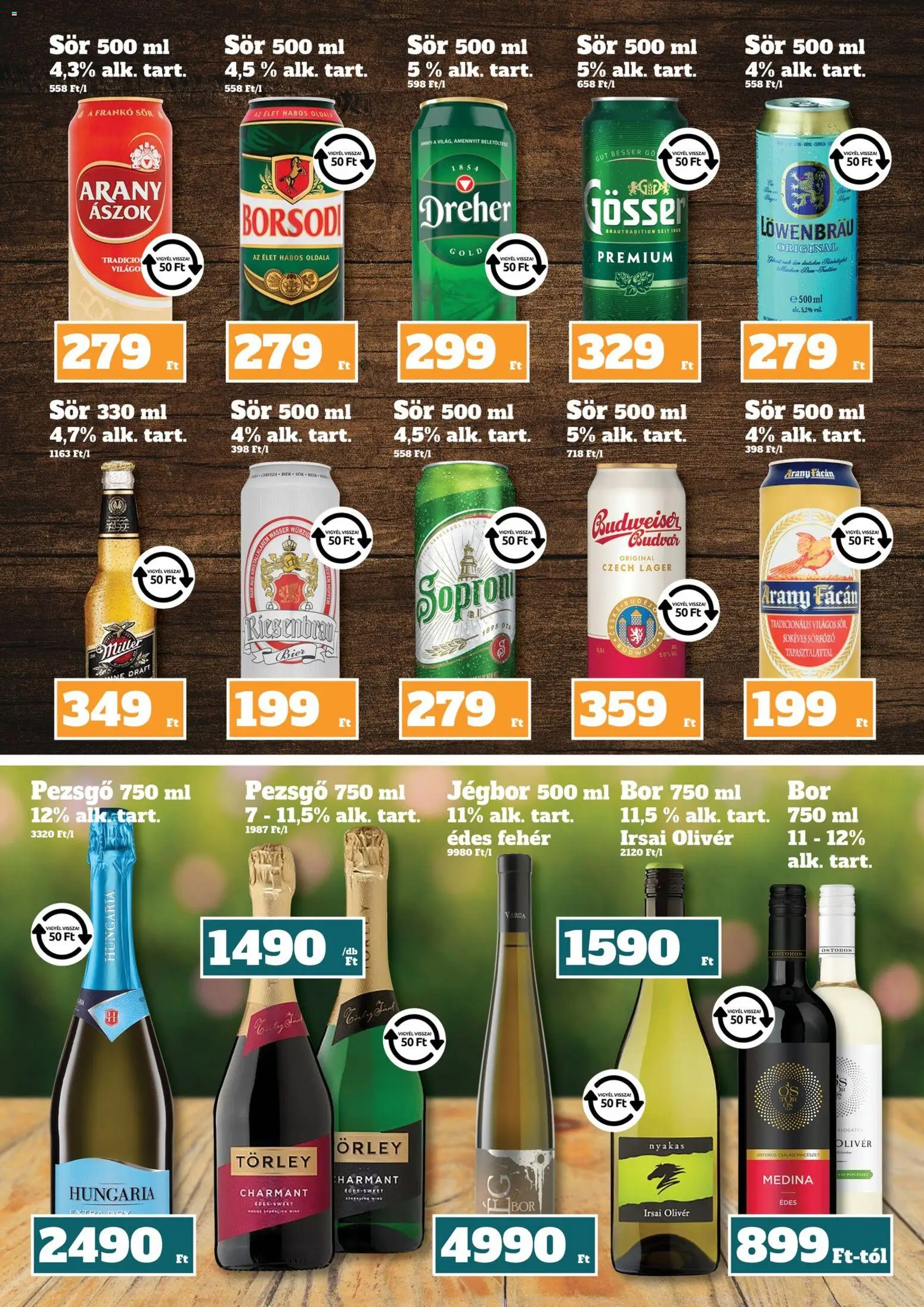 Family Diszkont akciós ujság - amely érvényes a következő dátumtól: 13.11.2025 | Oldal: 20 | Termékek: Arany ászok, Pezsgő, Bor, Sör