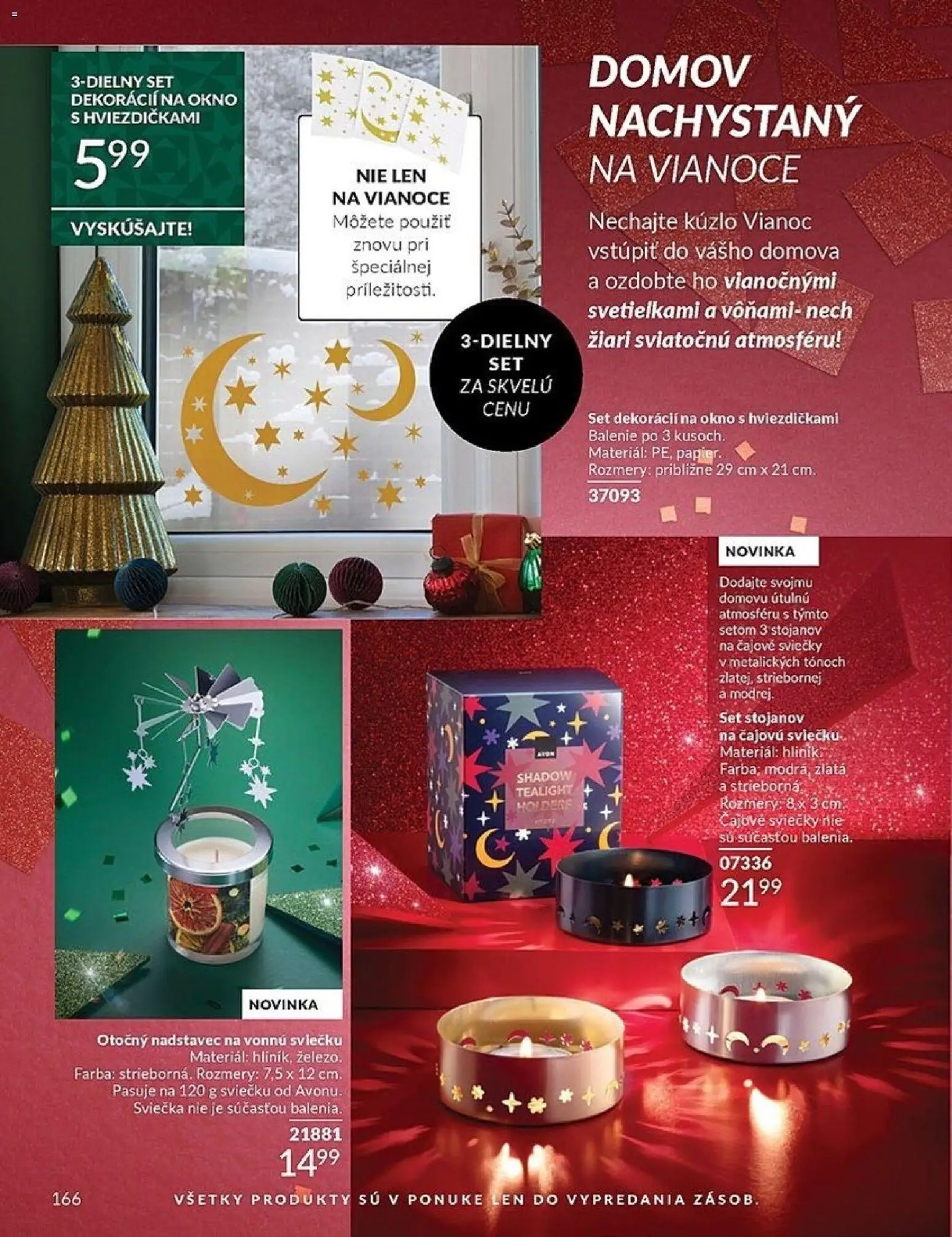 Nové Avon akcie – leták je platný od 01.12.2025 | Strana: 166 | Produkty: Sviečky