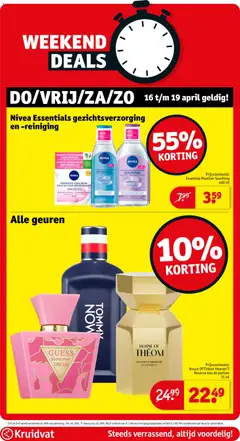 Alle geuren, All fragrances - Voorbeeld van een folder van Kruidvat, geldig van 14.04.2026 | Pagina: 10 | Producten: Kan, Geuren, Parfum