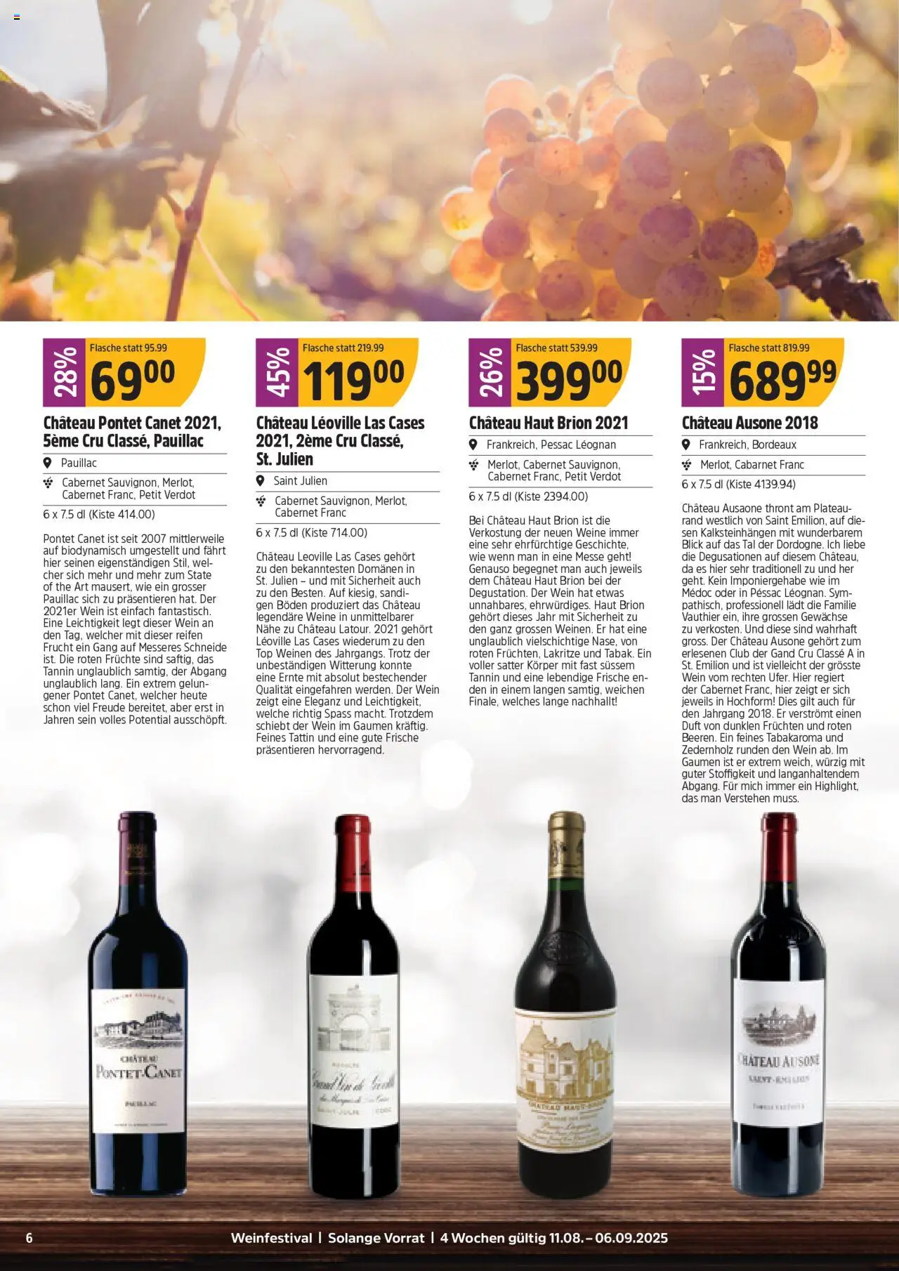 TopCC Aktionen Weinfestival ab 11.08.2025 | Seite: 6 | Produkte: Duft, Wein, Früchte, Top
