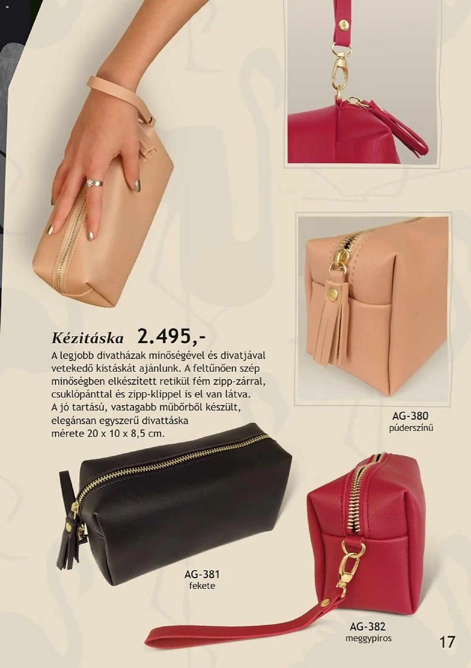 Betly akciós ujság - amely érvényes a következő dátumtól: 07.11.2025 | Oldal: 17 | Termékek: Kézitáska