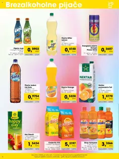 Tuš katalog akcije – veljaven od 01.10.2025 | Stran: 16 | Izdelki: Sirup, Sok, Caj, Limona