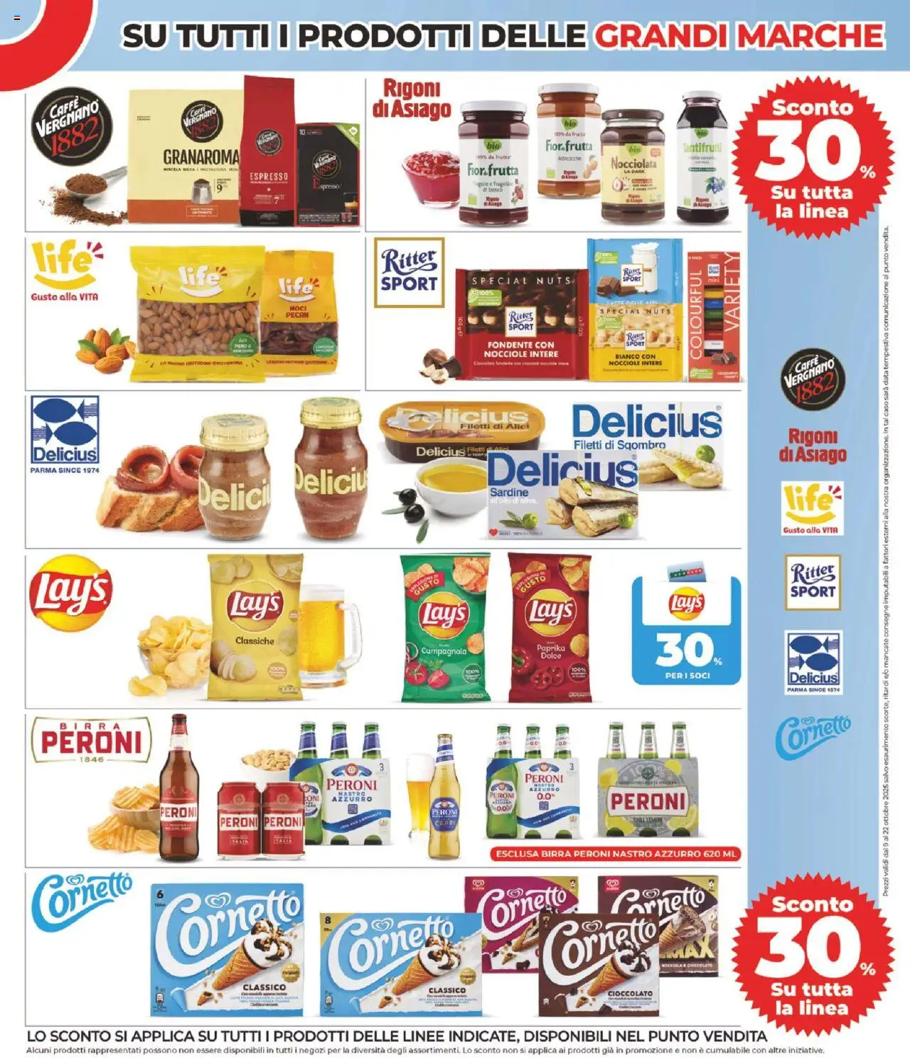 Volantino COOP del 09.10.2025 | Pagina: 9 | Prodotti: Cioccolato, Cornetto, Data, Alici