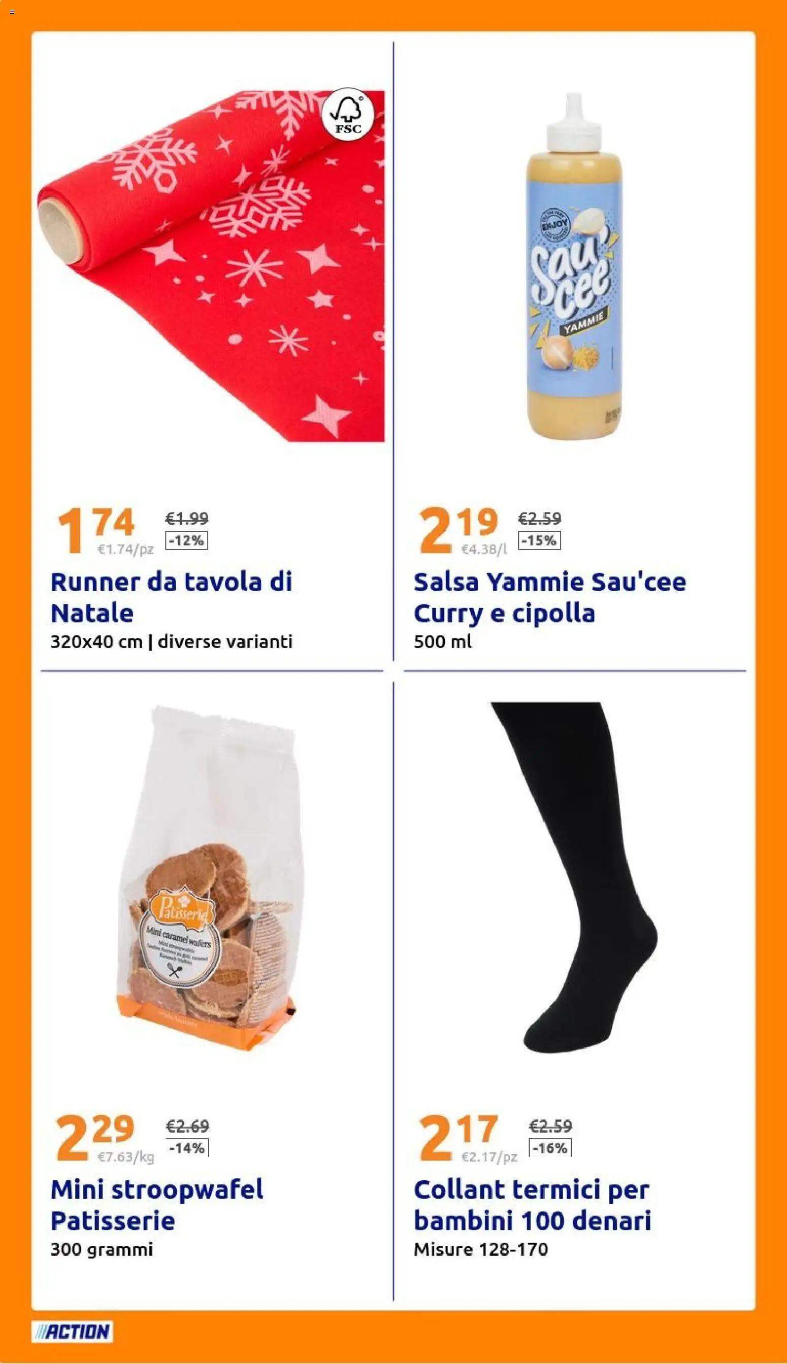 Volantino Action del 24.12.2025 | Pagina: 20 | Prodotti: Salsa, Collant