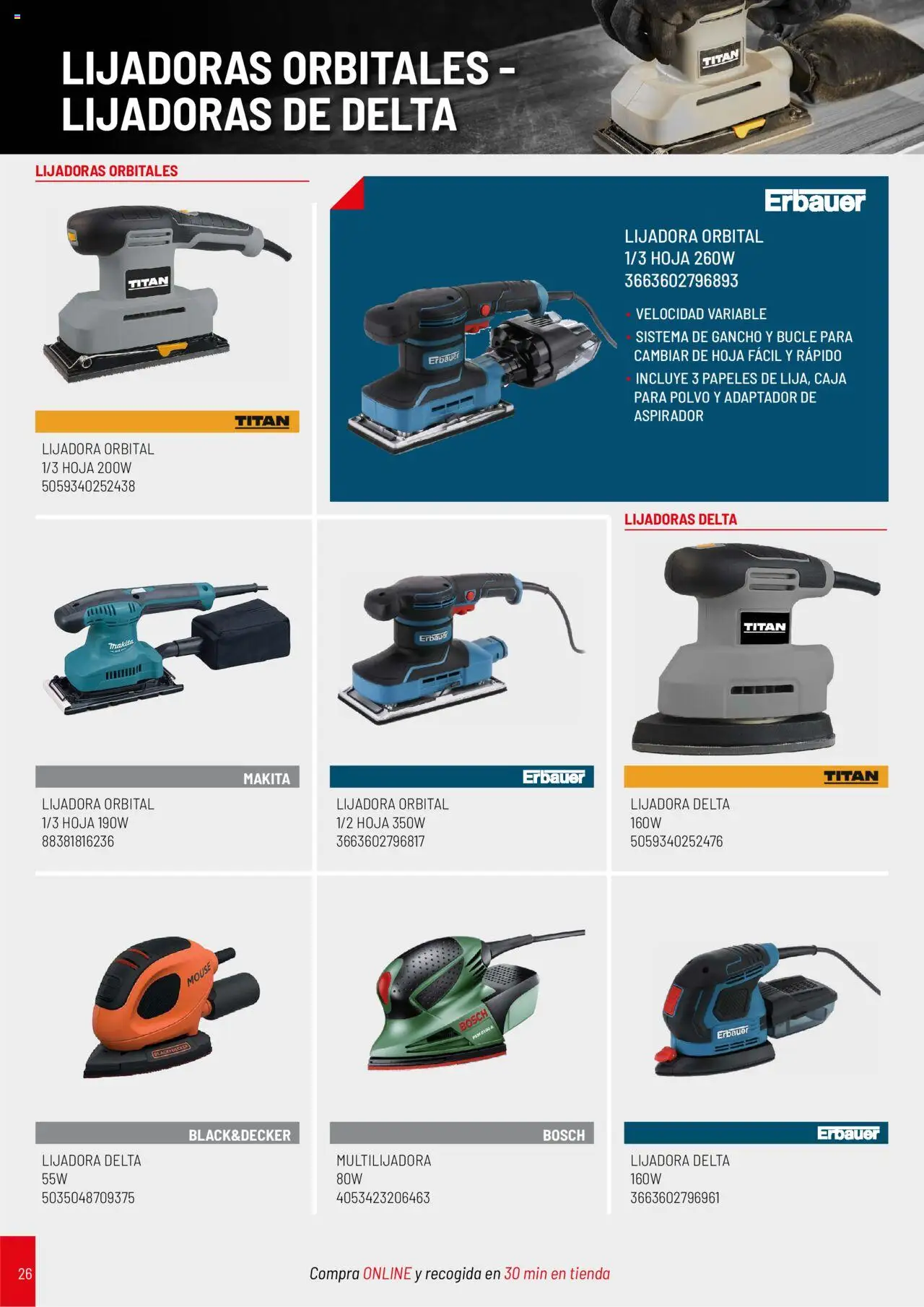 Brico Depôt folleto │ válido desde el 01.04.2025 | Página: 26 | Productos: Polvo, Mouse, Adaptador, Aspirador