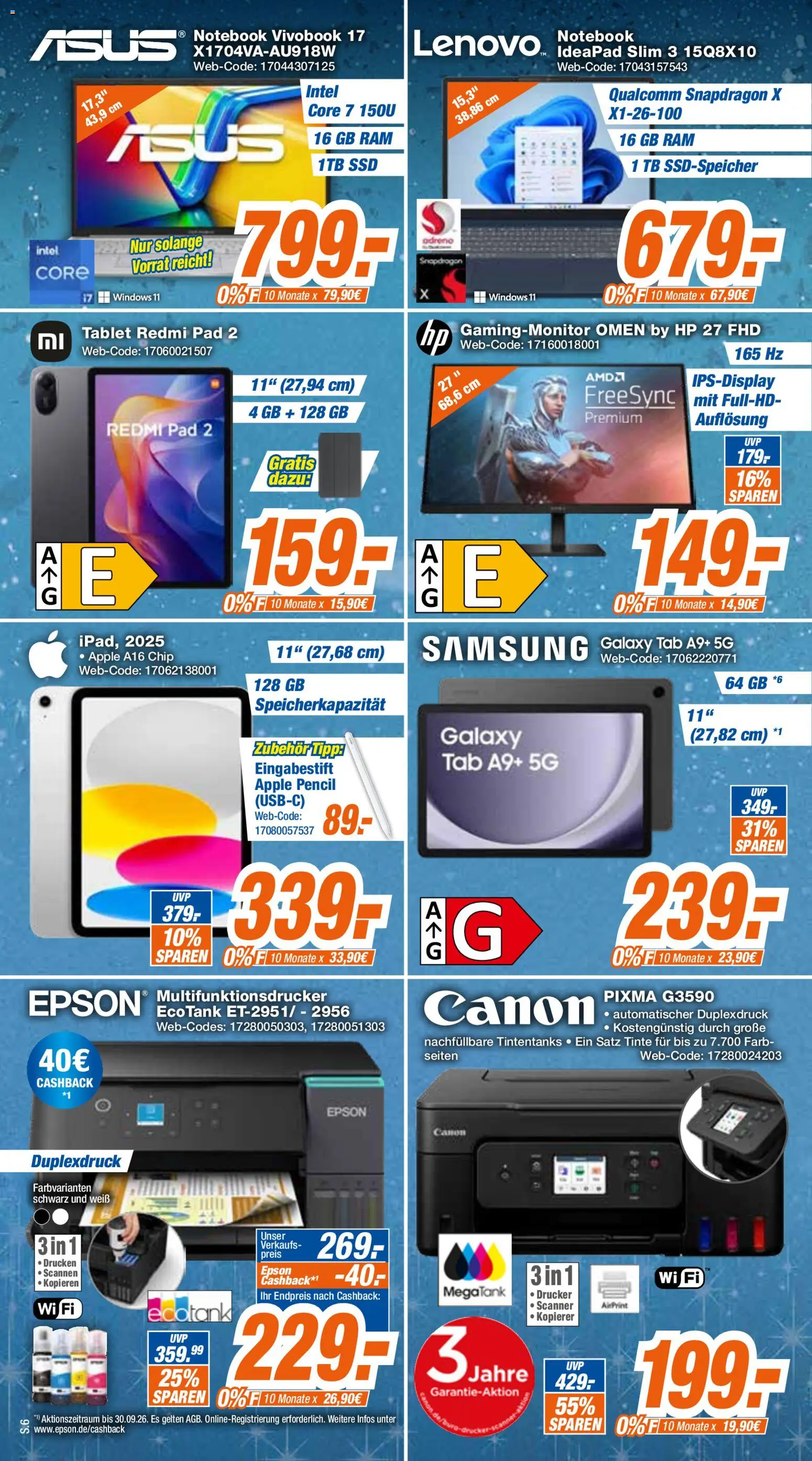 Expert Prospekt 	 – gültig ab 13.04.2026 | Seite: 6 | Produkte: Epson, Apple, Notebook, Drucker