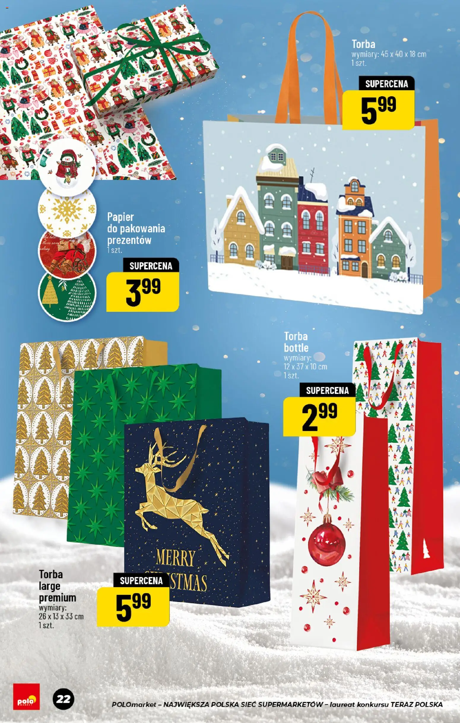 POLOmarket Gazetka - Boże Narodzenie od 07.11.2025 | Strona: 22 | Produkty: Torba