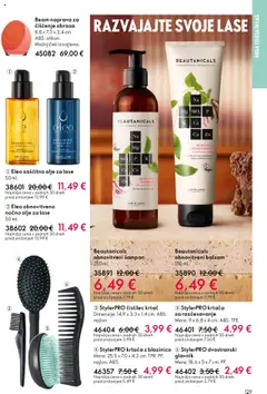 Oriflame katalog akcije – veljaven od 08.10.2025 | Stran: 129 | Izdelki: Sampon, Olje za lase, Glavnik, Krtaca