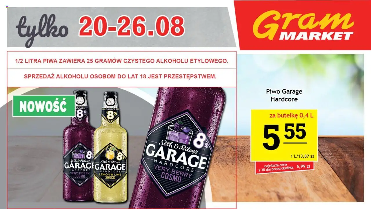 Gram Market Gazetka - Niesłychanie Niskie Ceny od 22.08.2025 | Strona: 10 | Produkty: Piwo