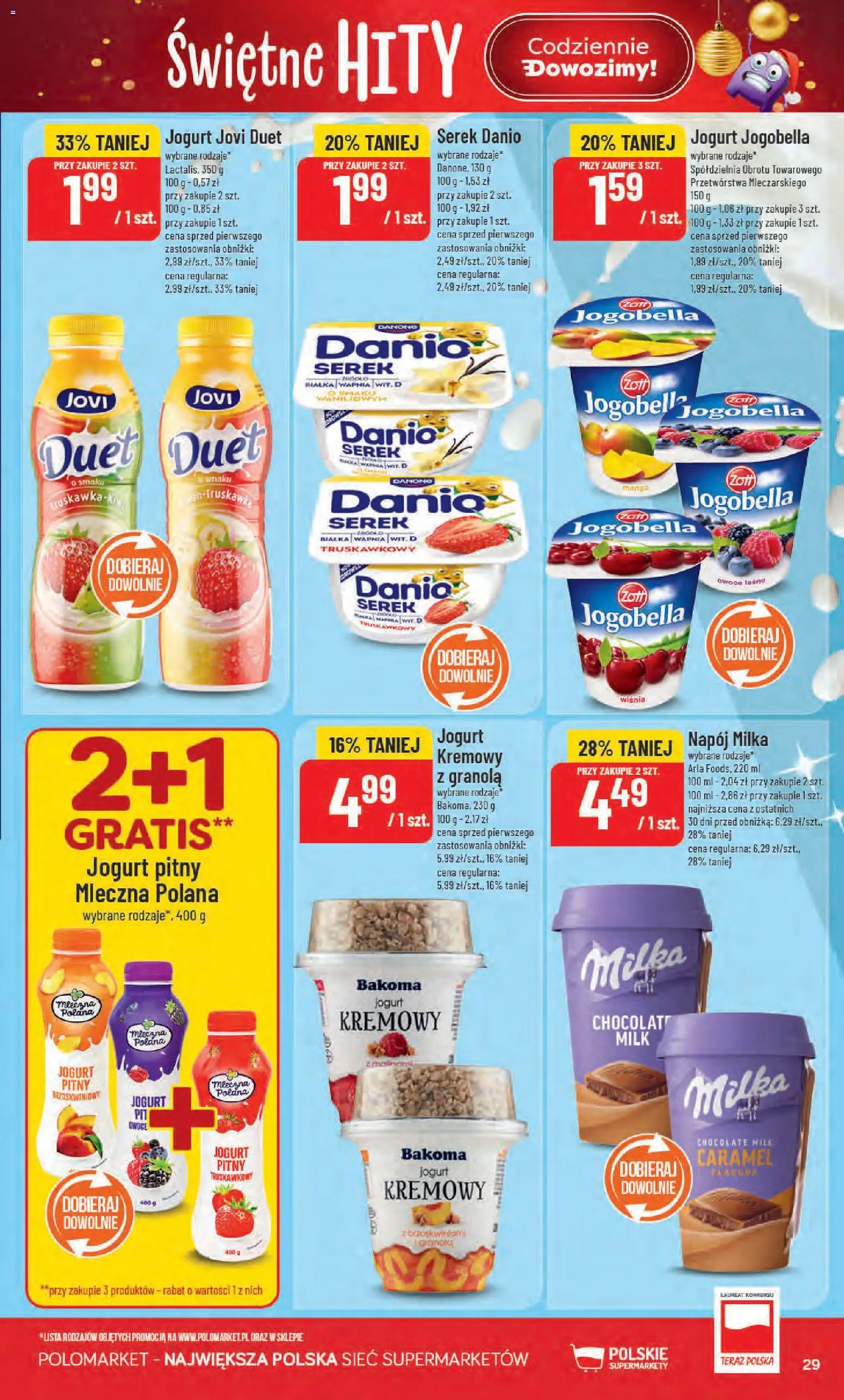 POLOmarket Black Friday od 26.11.2025 | Strona: 29 | Produkty: Mango, Granola, Jogurt, Owoce