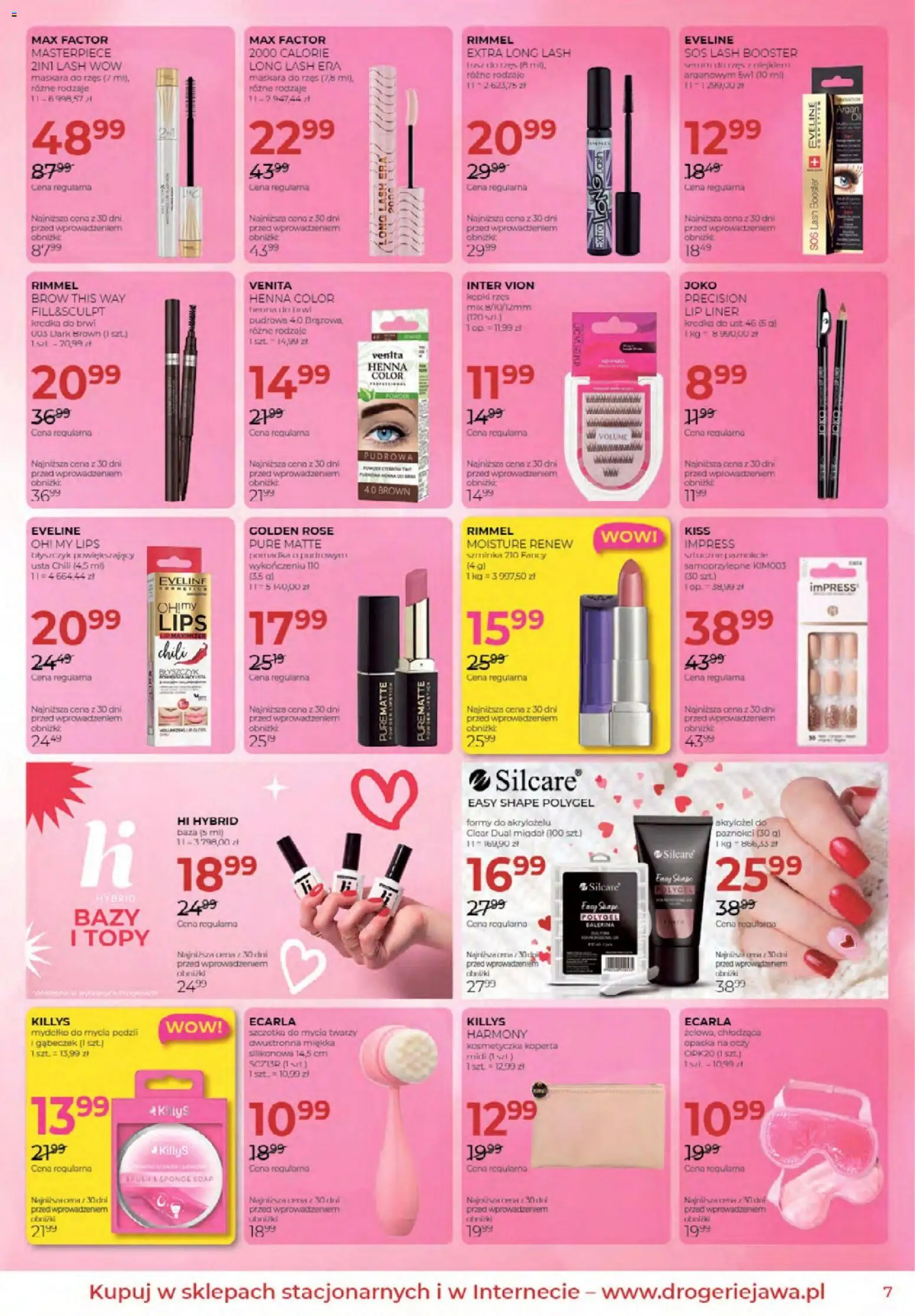 Jawa Gazetka od 03.02.2026 | Strona: 7 | Produkty: Maskara, Chili, Kredka do brwi, Sos