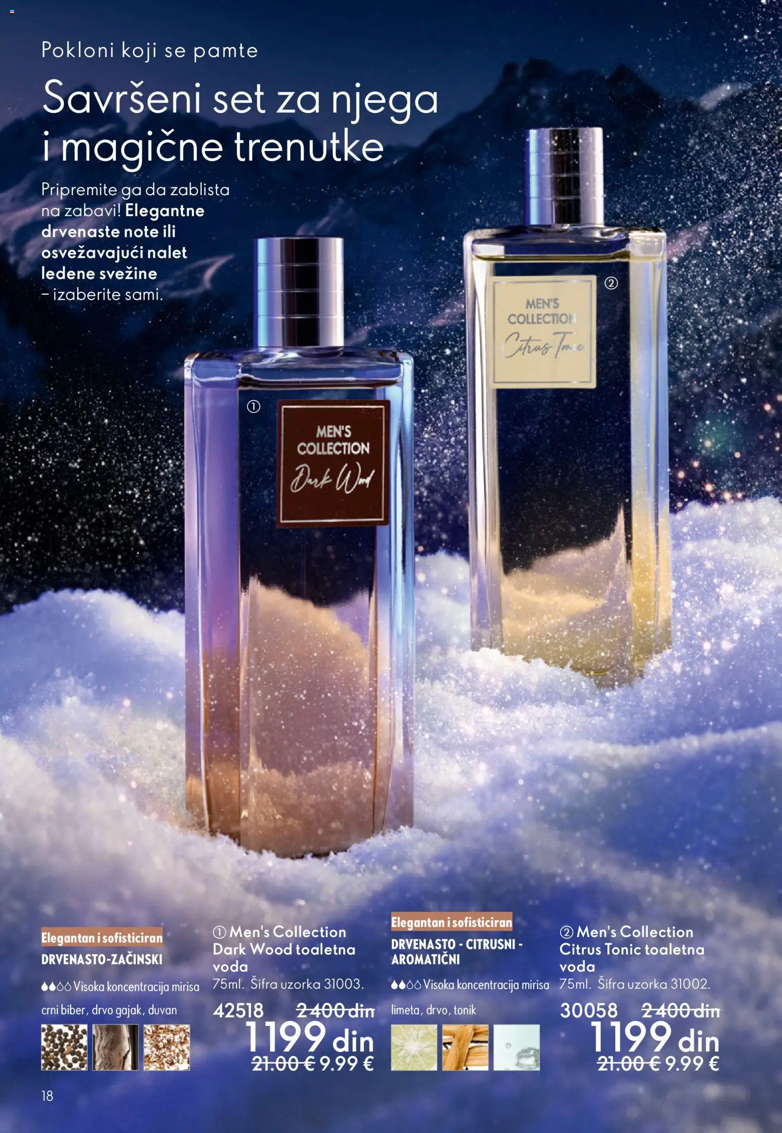 Oriflame katalog - važi od 10.12.2025 | Strana: 18 | Proizvode: Toaletna voda, Voda, Tonik