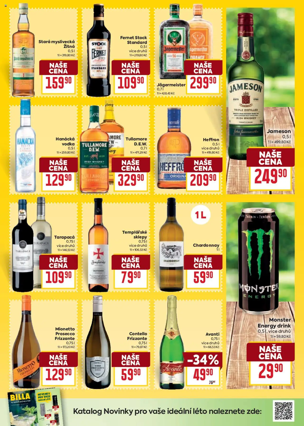 Billa Velký leták od 06.08.2025 | Strana: 20 | Produkty: Prosecco, Mionetto, Avante, Fernet