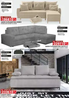 Merkury Market akciós újság - amely érvényes a következő dátumtól: 01.03.2026 | Oldal: 9 | Termékek: Sarok ülőgarnitúra, Kanapé