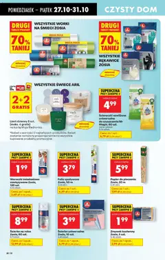 Pogląd oferty "Biedronka gazetka" - ważna od 27.10.2025 | Strona: 78 | Produkty: Folia spożywcza, Papier do pieczenia, Sandwich, Rękawice lateksowe