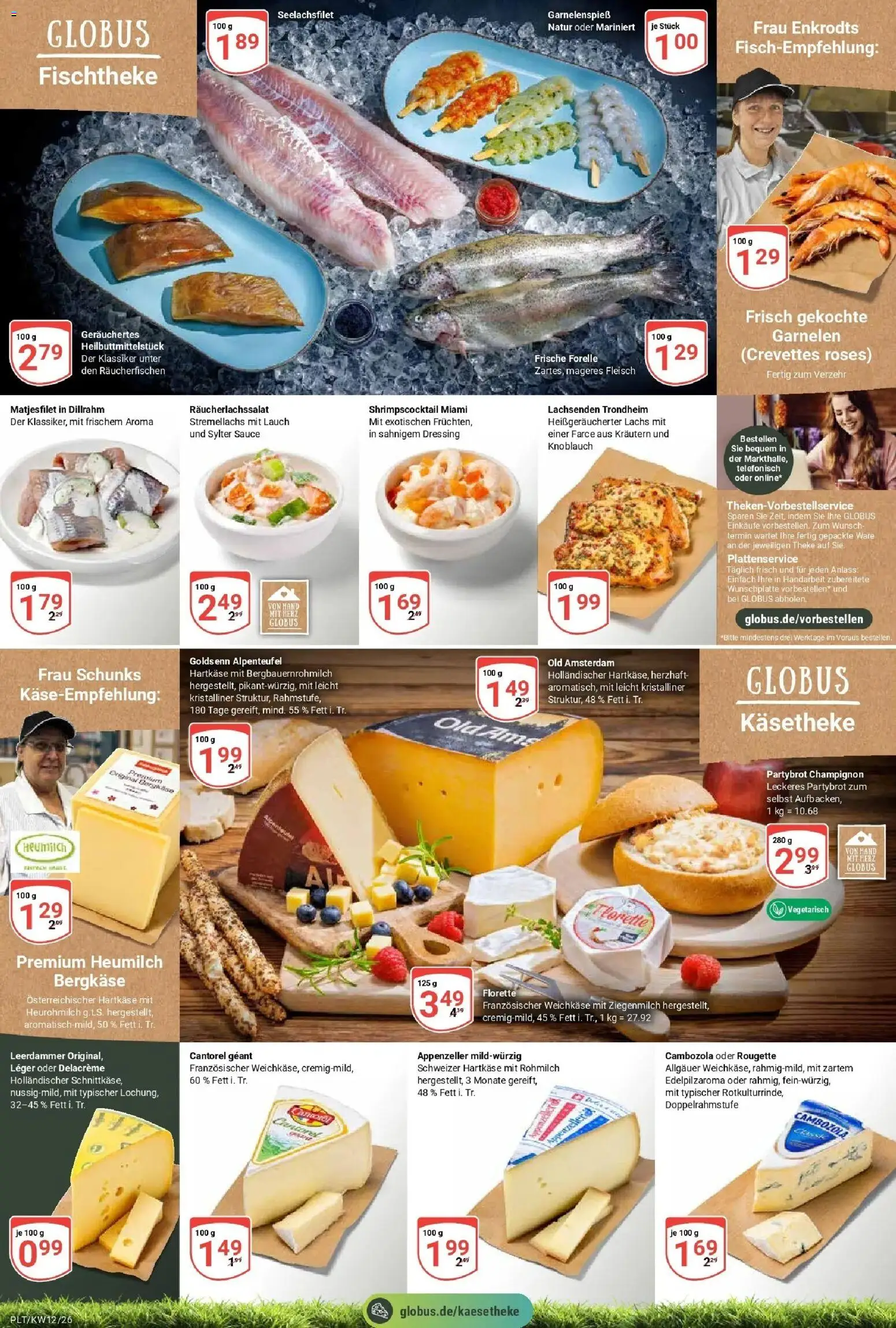 Globus prospekt Plattling	 – gültig ab 15.03.2026 | Seite: 7 | Produkte: Theke, Garnelen, Lachs, Knoblauch