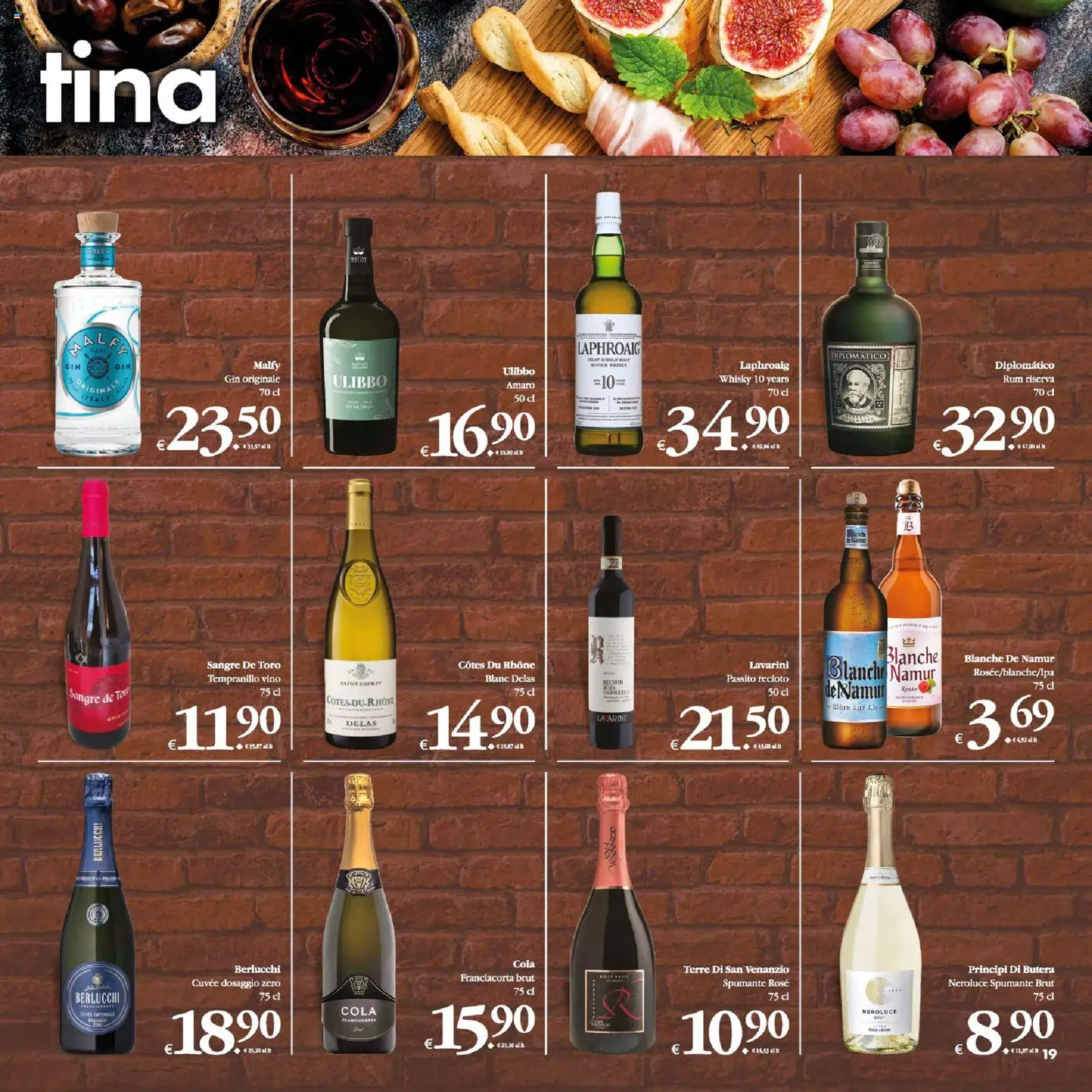 Volantino Decò del 05.01.2026 | Pagina: 19 | Prodotti: Gin, Whisky, Rum, Spumante