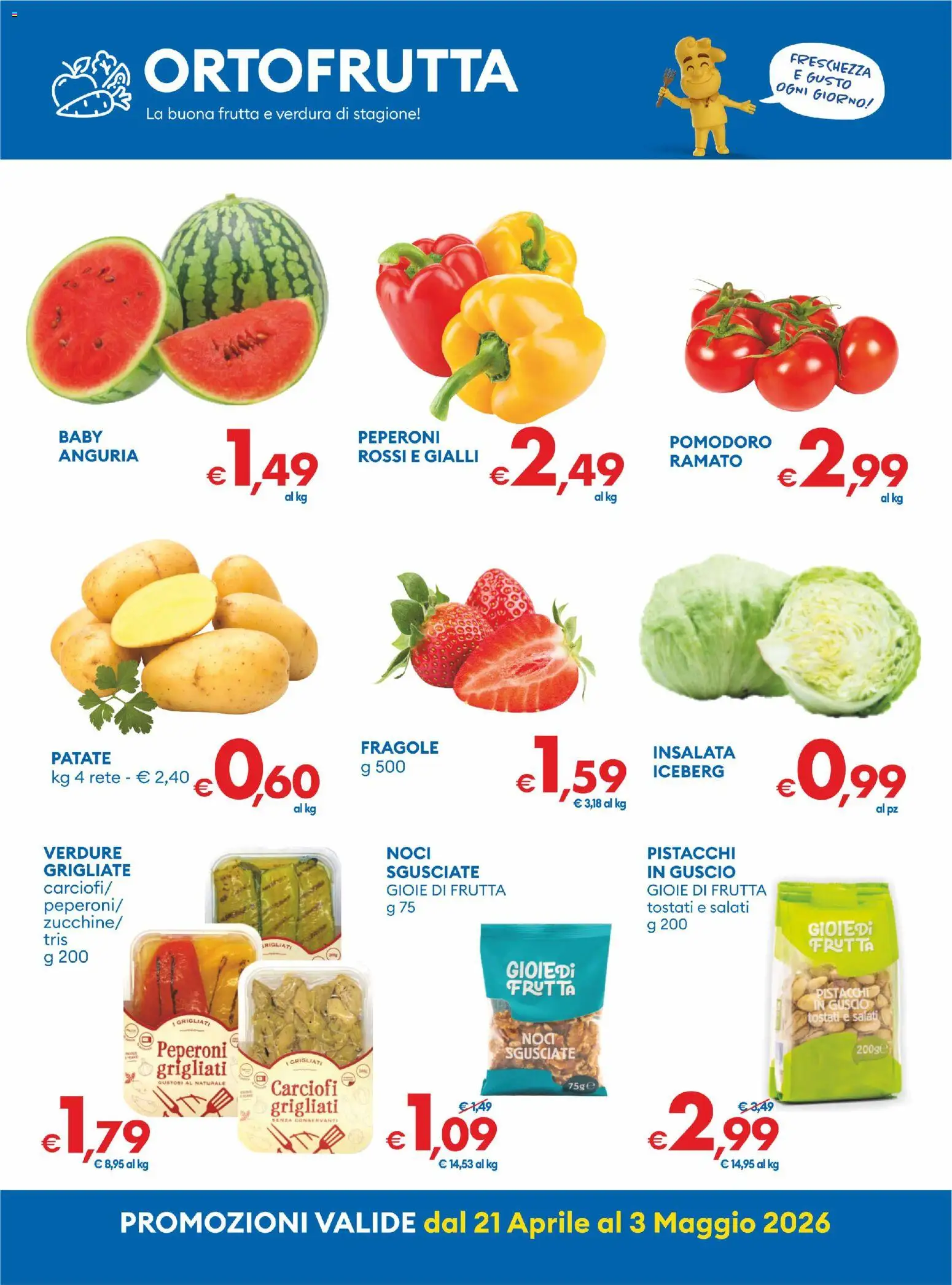 Volantino MD Discount del 21.04.2026 | Pagina: 14 | Prodotti: Fragole, Insalata, Noci, Carciofi