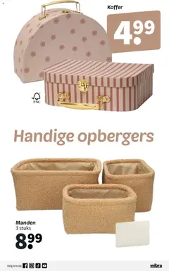 Wibra -Folder baby - Voorbeeld van een folder van Wibra, geldig van 18.10.2025 | Pagina: 18 | Producten: Koffer, Manden
