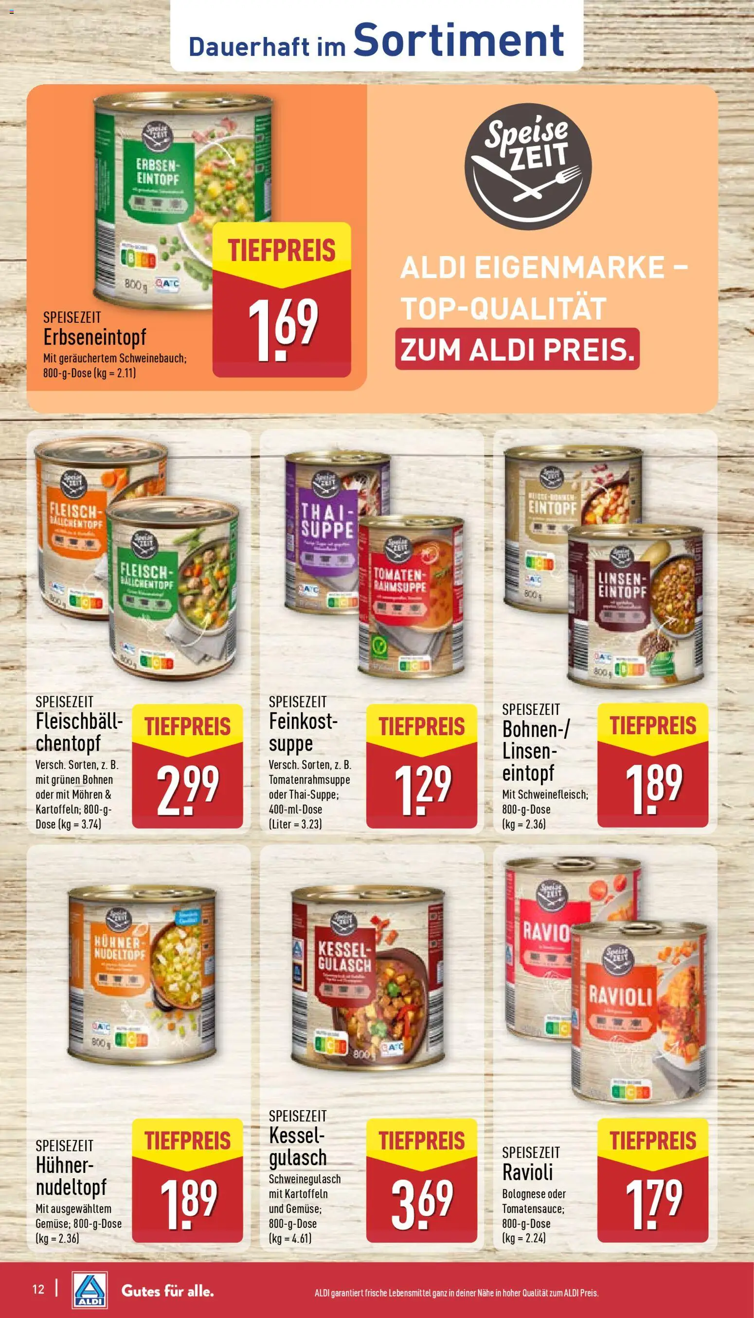 Aldi Prospekt 	 – gültig ab 12.01.2026 | Seite: 12 | Produkte: Schweinegulasch, Tomaten, Gulasch, Fleisch