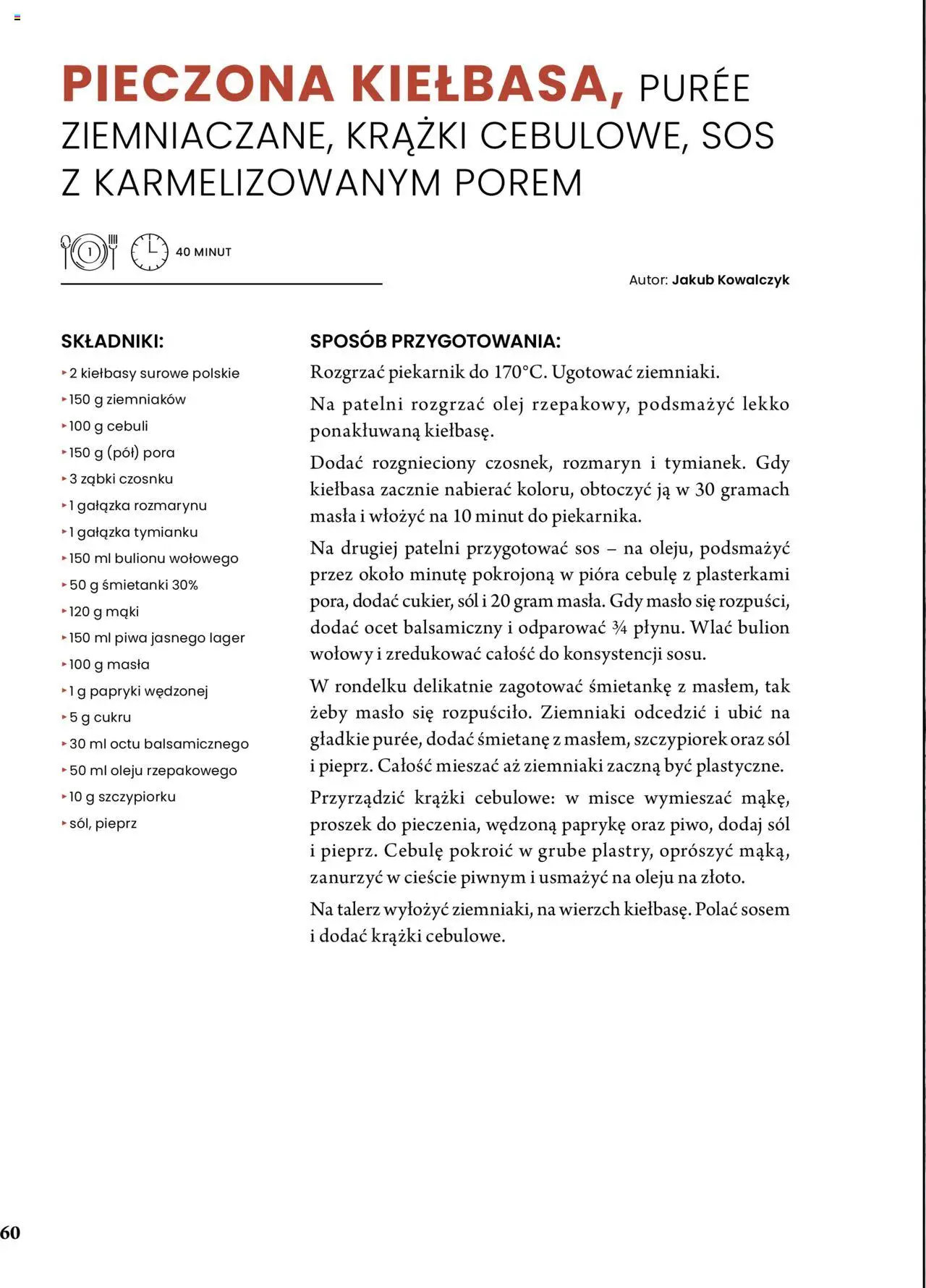 Makro Gazetka - Kulinarna podróż po Polsce od 01.01.2025 | Strona: 57 | Produkty: Kiełbasa, Piekarnik, Ziemniaki, Sos