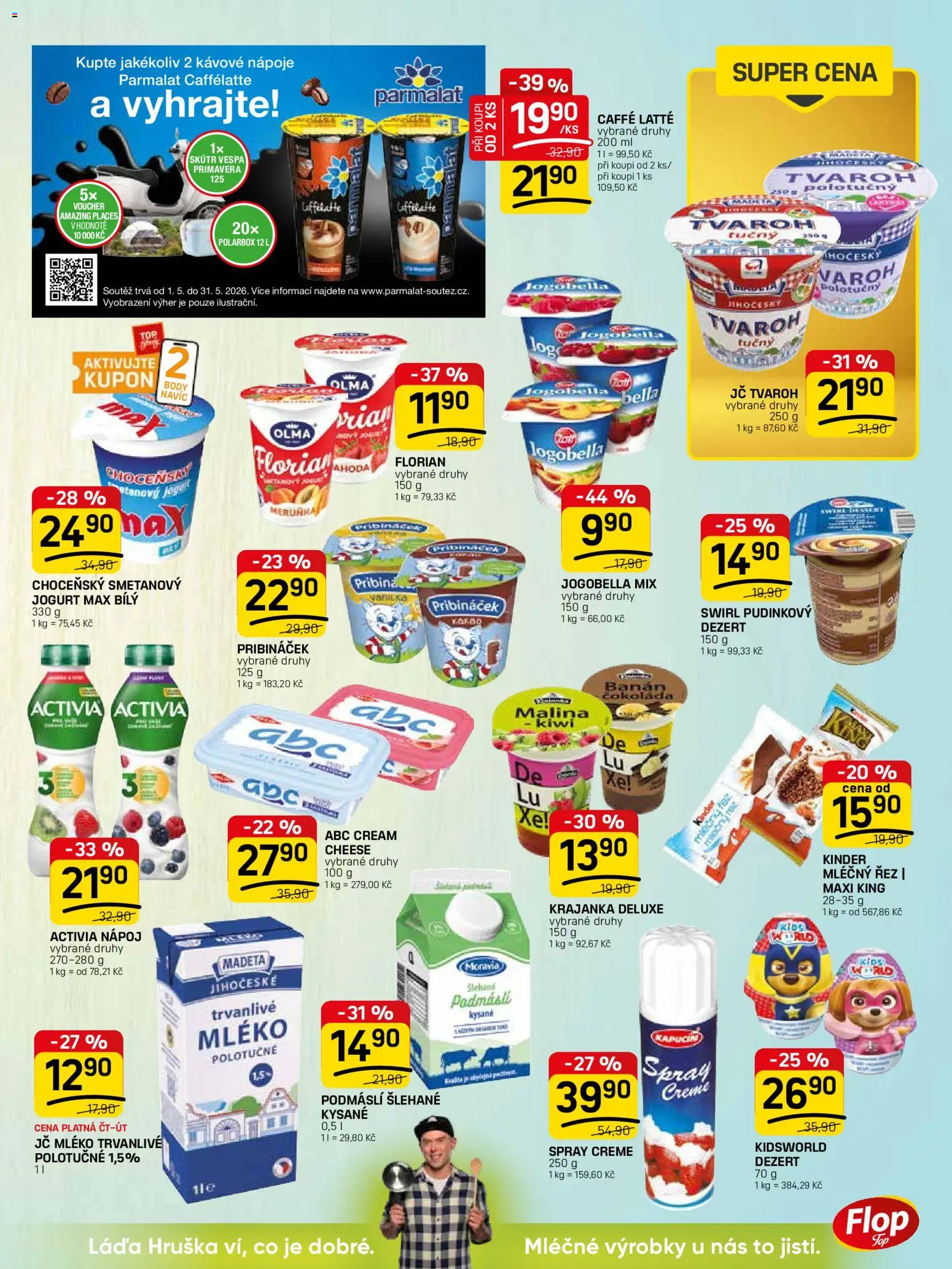 Flop leták - FlopTop od 29.04.2026 | Strana: 5 | Produkty: Jogurt, Pribináček, Jogobella, Body