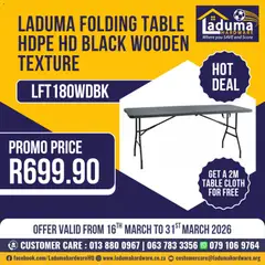 Laduma Hardware specials catalogue – valid from 16.03.2026