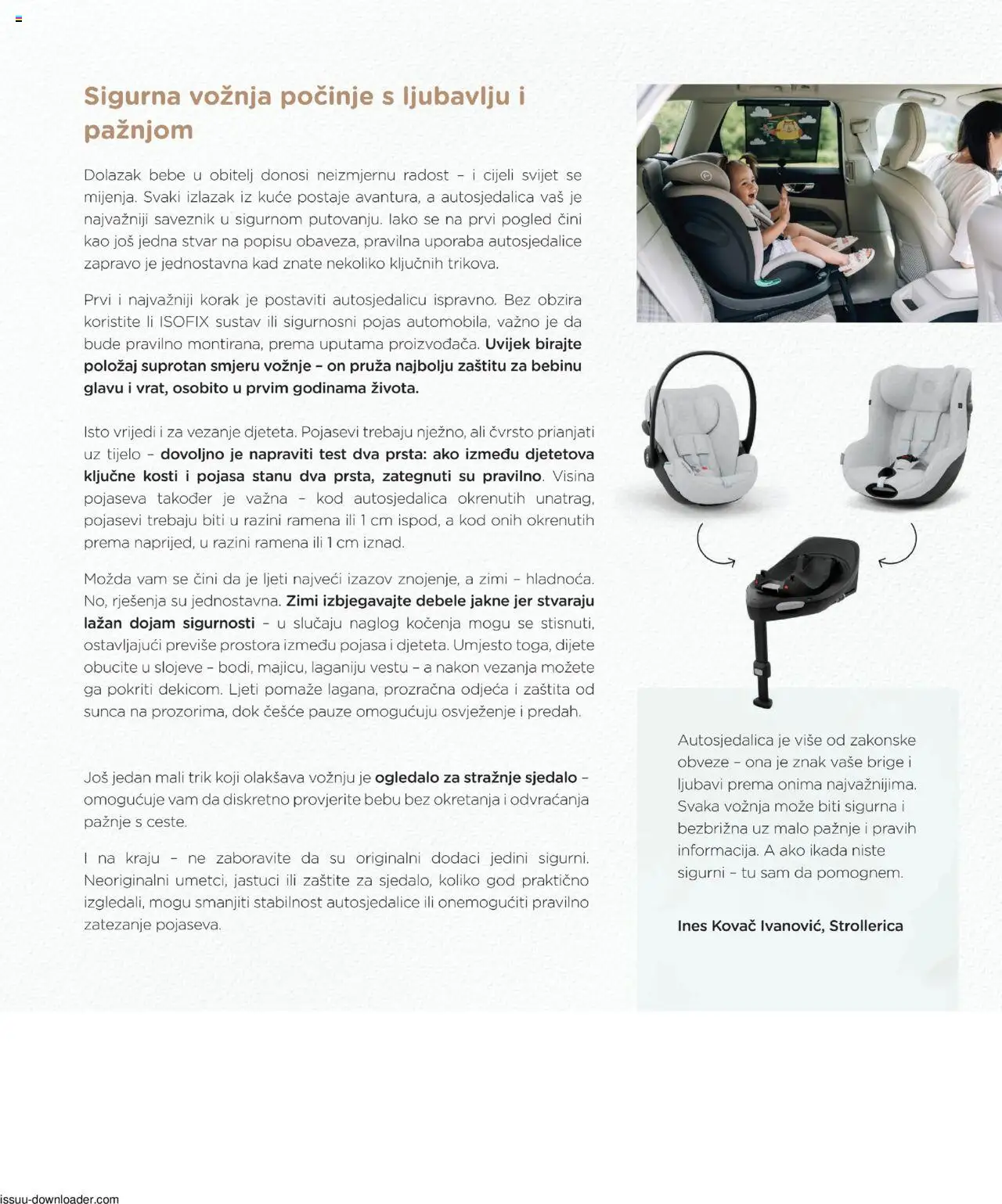 Baby Center katalog | vrijedi od 19.03.2025 | Stranica: 55 | Proizvodi: Autosjedalice, Ogledalo, Odjeća, Pojas