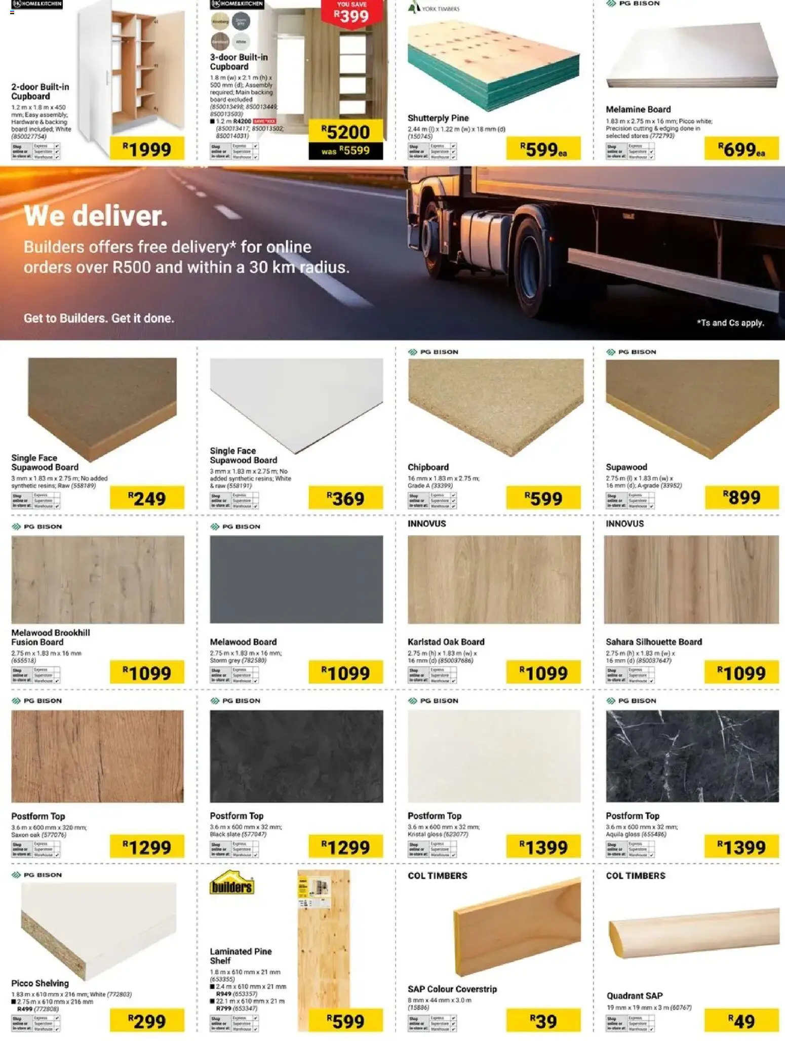 New Builders catalogue – valid from 14.04.2026 | Page: 4 | Products: Gloss, Shelf
