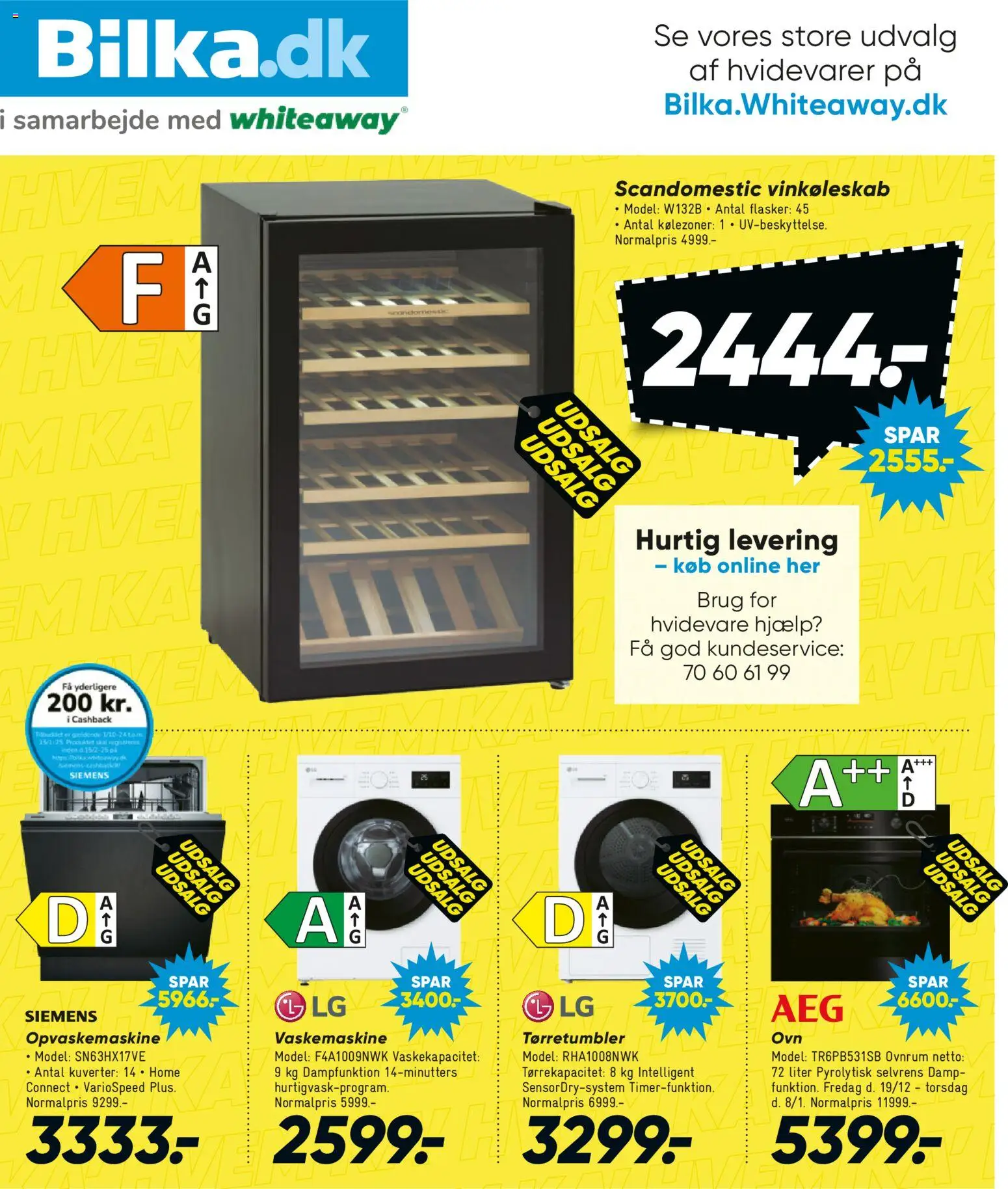 Bilka tilbudsavis – gyldig fra 25.12.2025 | Side: 17 | Produkter: Vaskemaskine, Tørretumbler, Opvaskemaskine