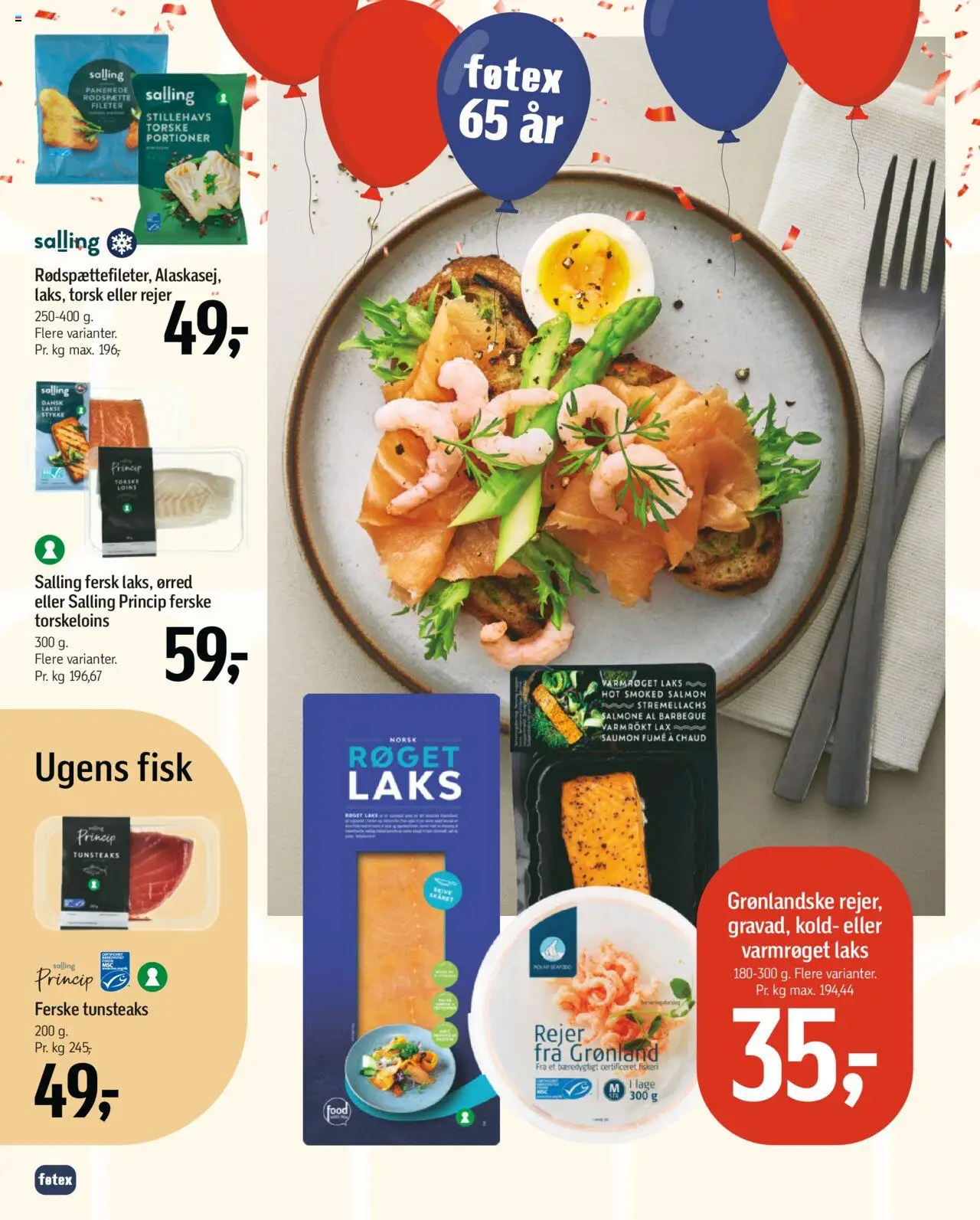 Føtex tilbudsavis – gyldig fra 19.09.2025 | Side: 47 | Produkter: Fisk, Rejer, Torsk