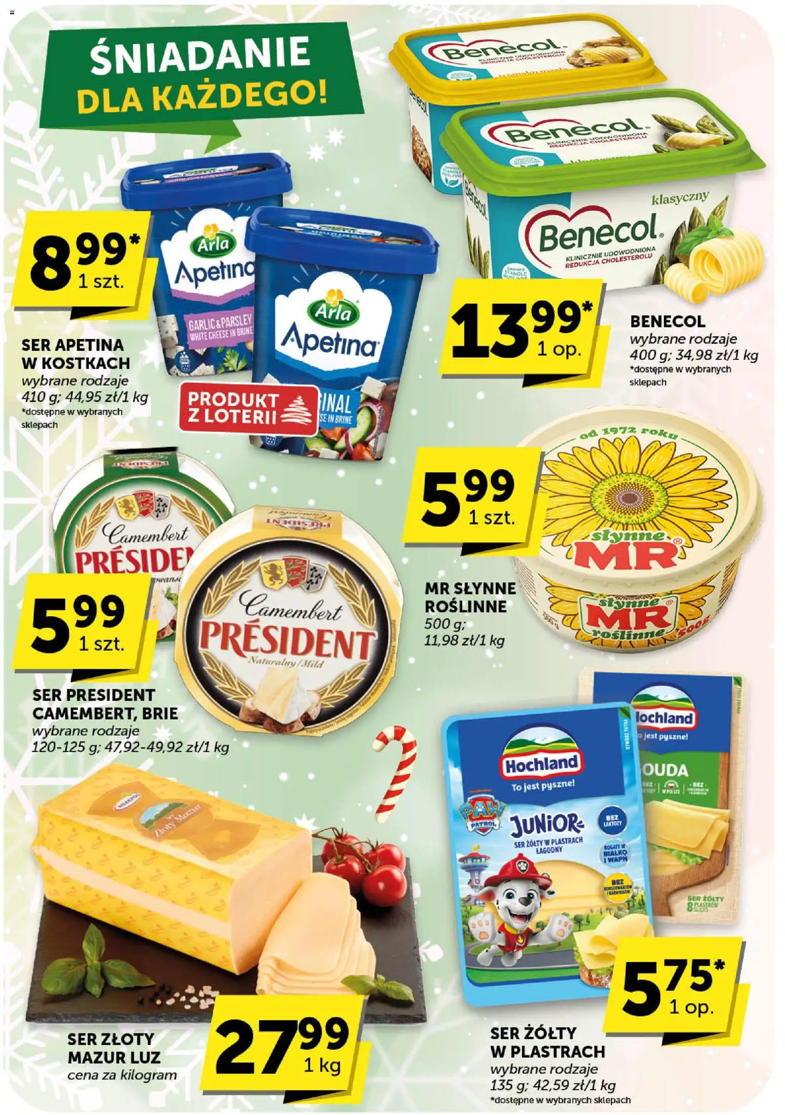 Groszek Gazetka od 11.12.2025 | Strona: 35 | Produkty: Ser żółty, Camembert, Ser