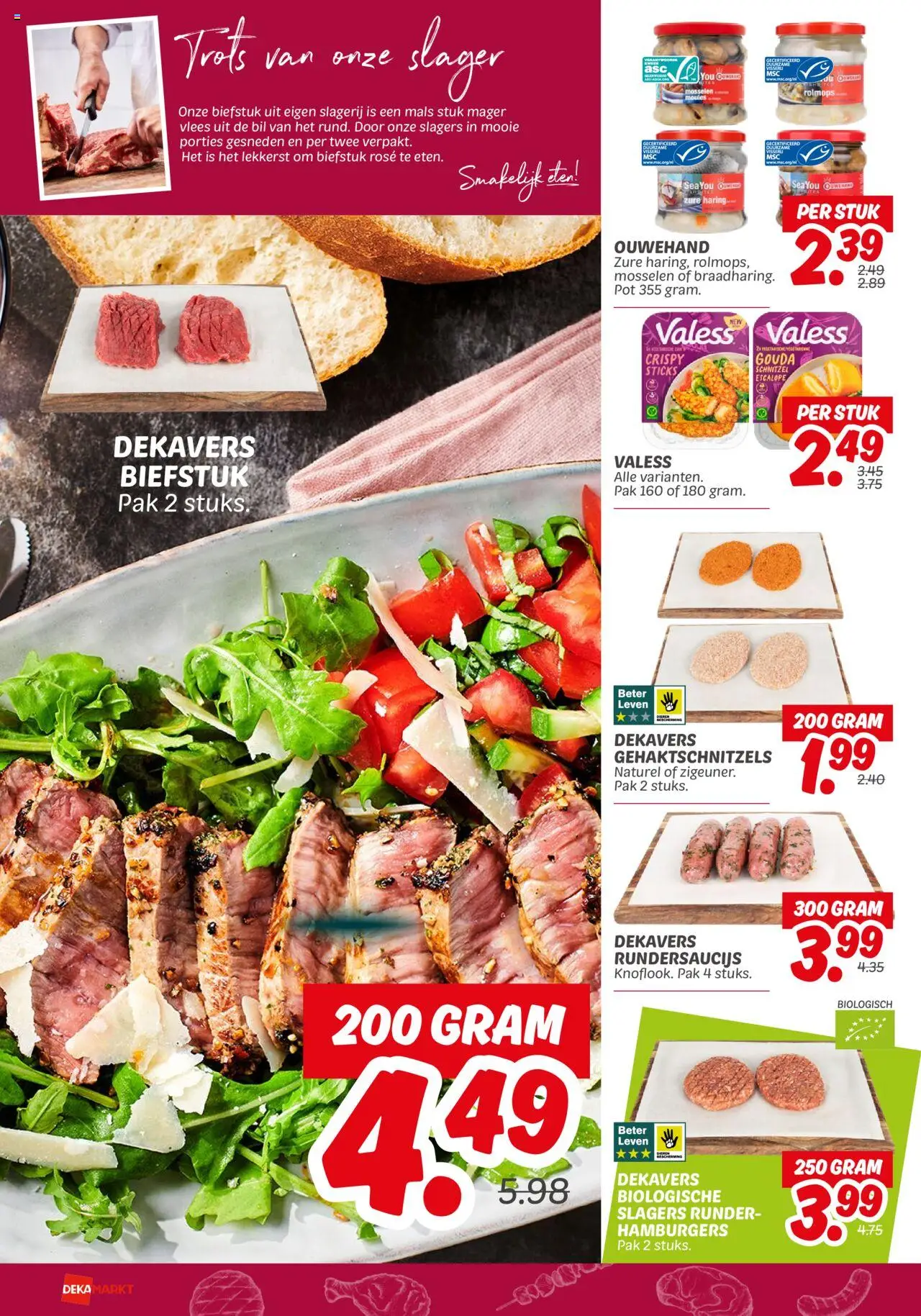  | Pagina: 14 | Producten: Kisperec, Biefstuk, Pot, Mosselen