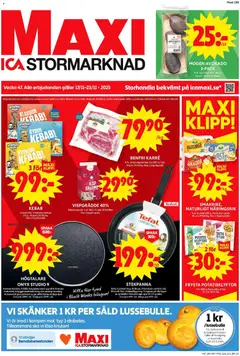 ICA Maxi - Burlöv - Förhandsvisning av reklamblad från butik ICA Maxi aktuell från 17.11.2025