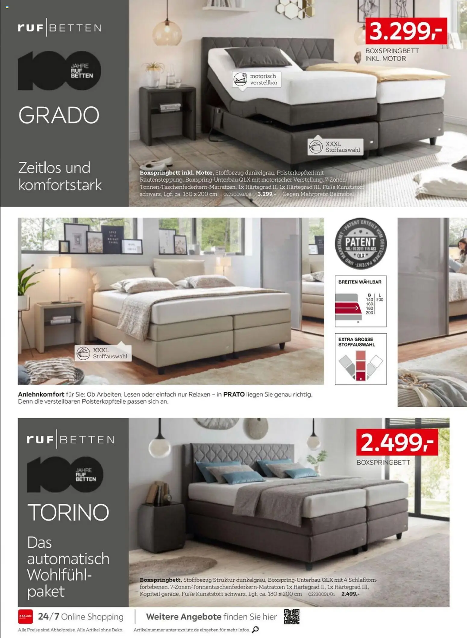 XXXL Lutz Das Beste im Leben – gültig ab 02.01.2026 | Seite: 6 | Produkte: Boxspringbett