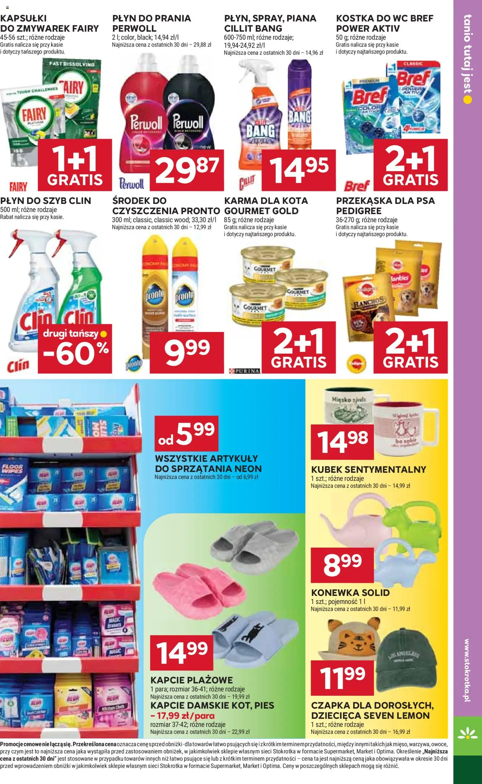 Stokrotka gazetka od 16.04.2026 | Strona: 47 | Produkty: Stokrotka, Pedigree, Karma dla kota, Fairy