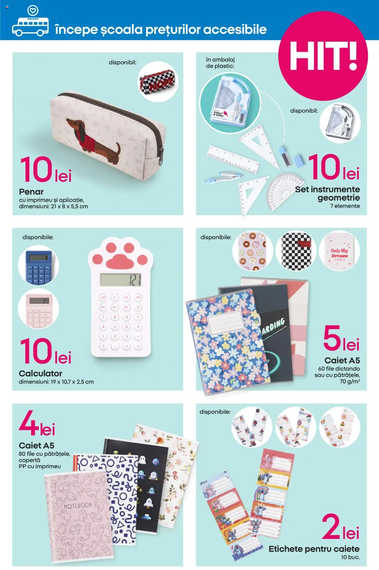 Catalog Pepco – valabil de la 28.08.2025 | Pagină: 7 | Produse: Calculator