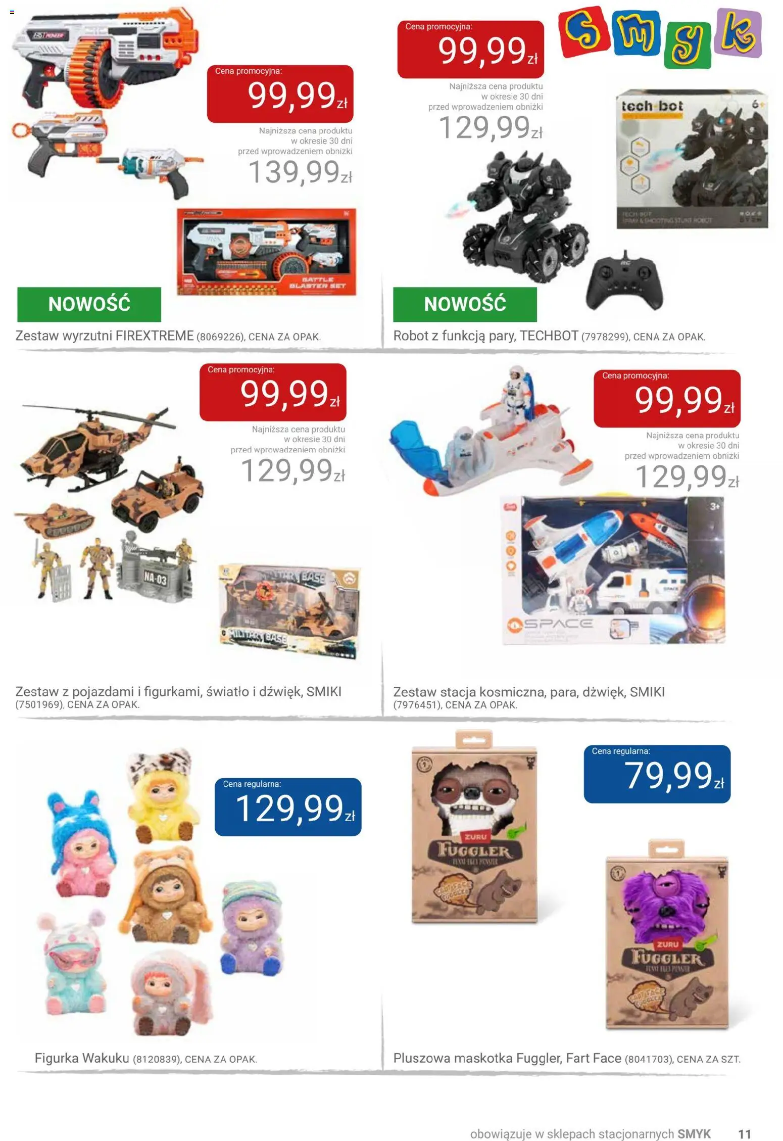 Smyk Gazetka od 16.12.2025 | Strona: 11 | Produkty: Robot