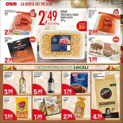 Anteprima del volantino Volantino CRAI	 valido a partire dal 18.12.2025 | Pagina: 13 | Prodotti: Caffè, Pergola, Mortadella, Grissini