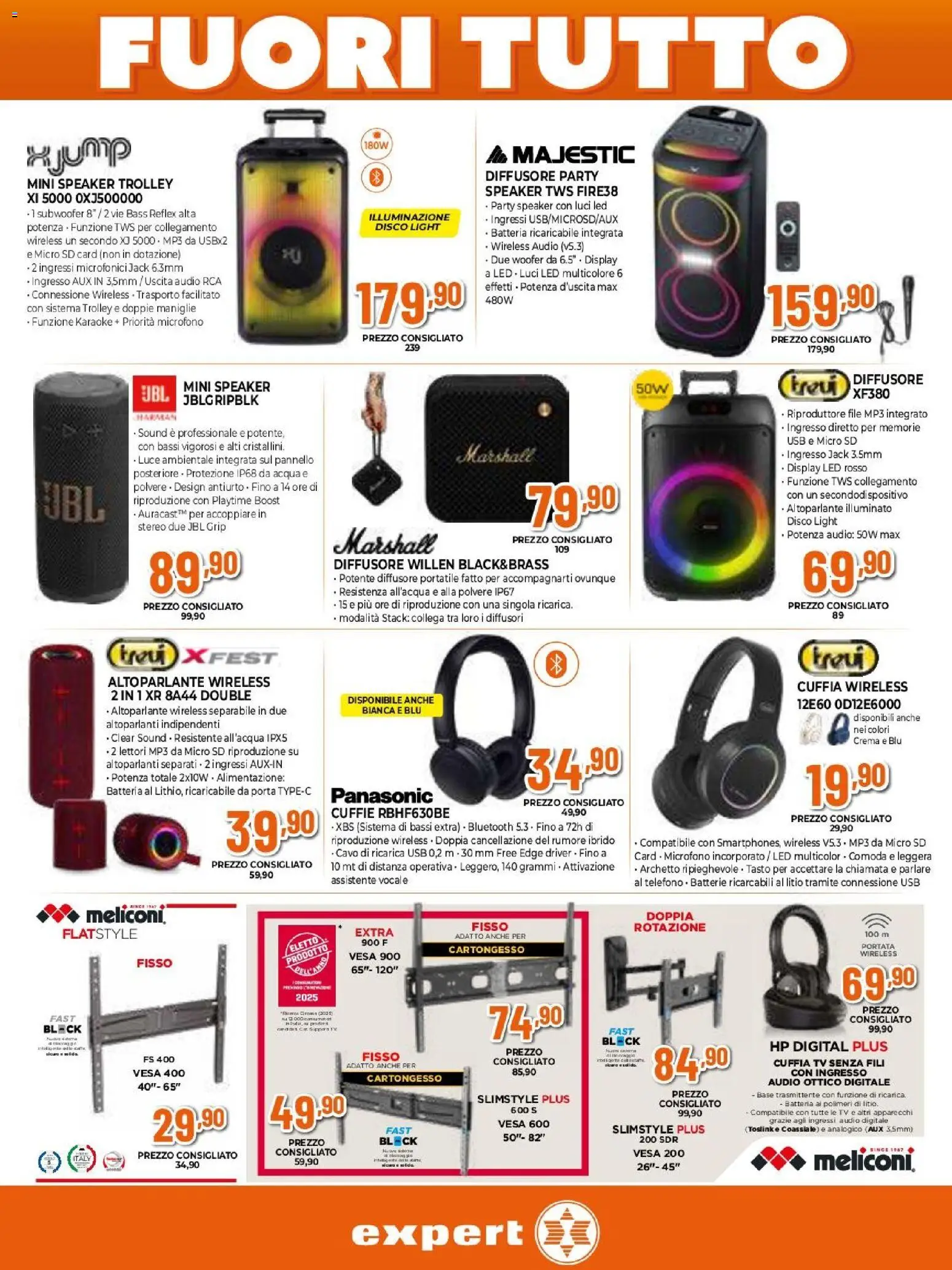 Volantino Expert del 27.12.2025 | Pagina: 16 | Prodotti: Crema, Audio, Cavo, Batteria