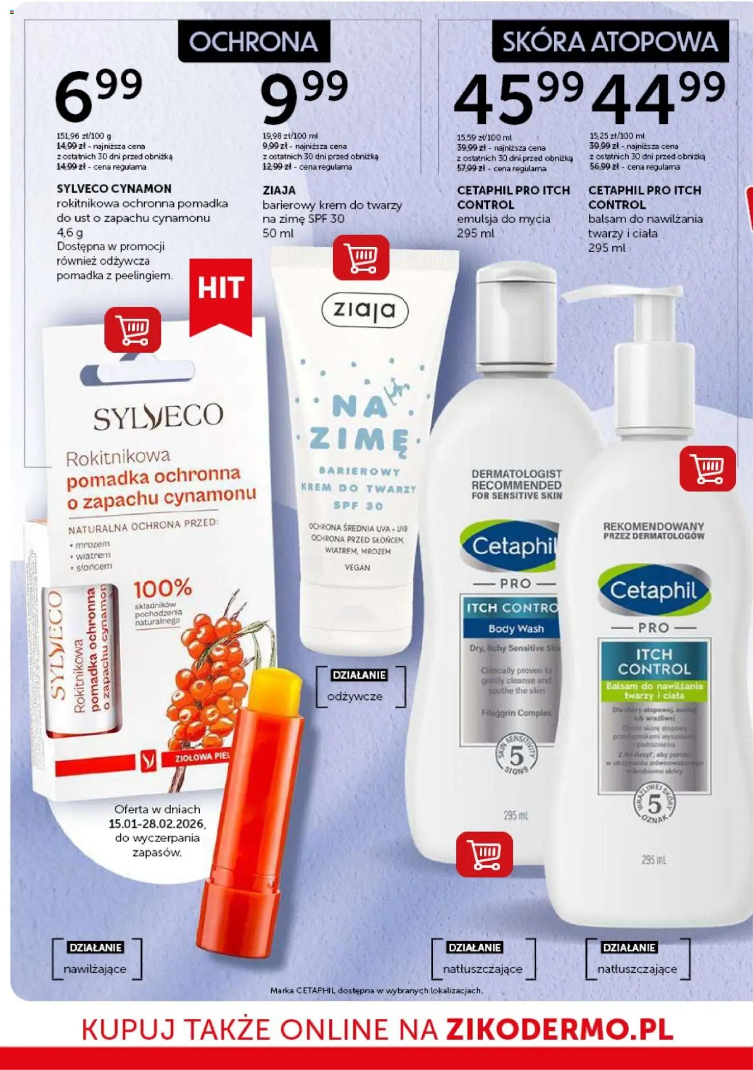 Ziko Gazetka od 29.01.2026 | Strona: 8 | Produkty: Cynamon, Body, Krem, Krem do twarzy