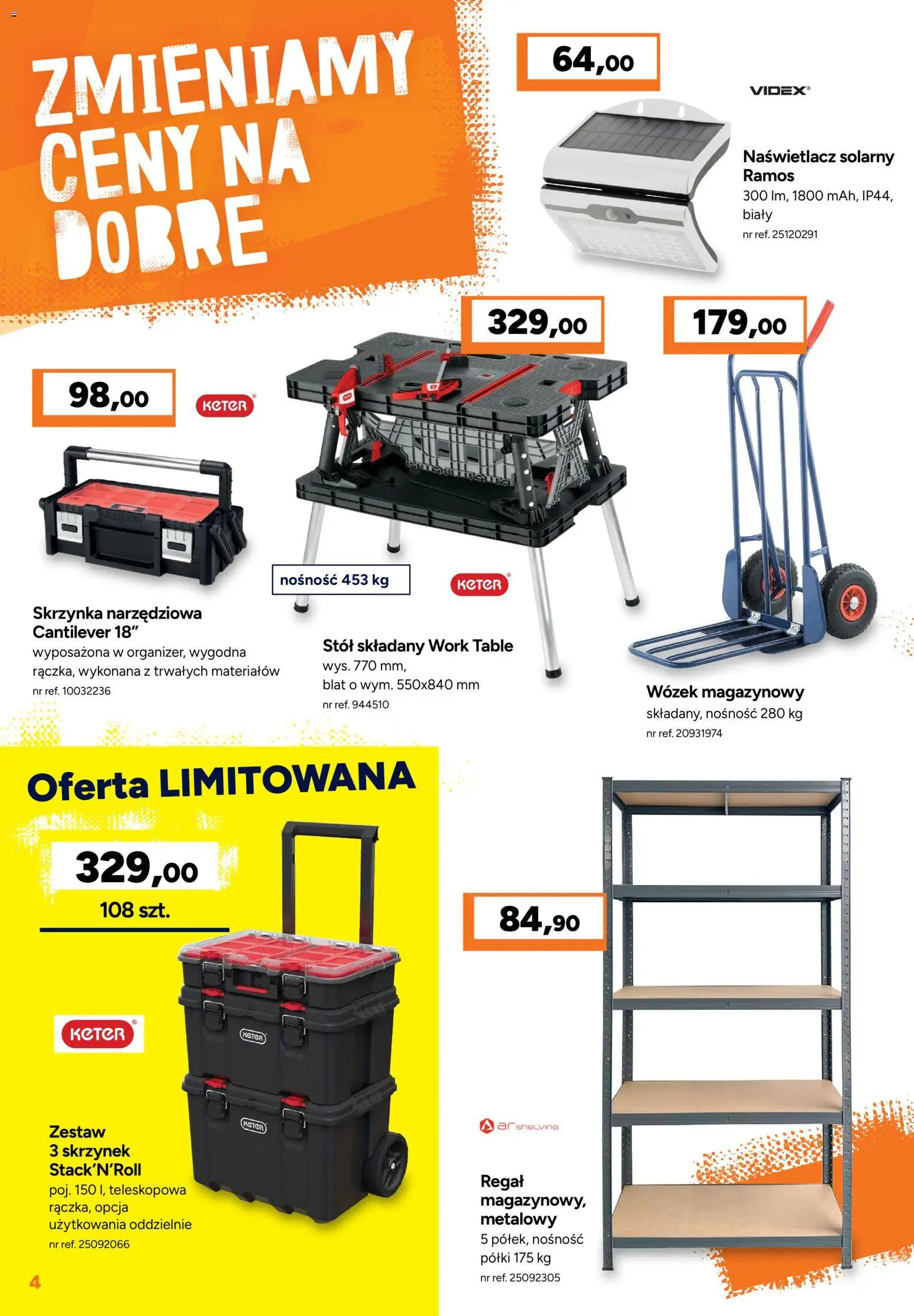 Bricoman Gazetka od 01.12.2025 | Strona: 4 | Produkty: Stół, Regał