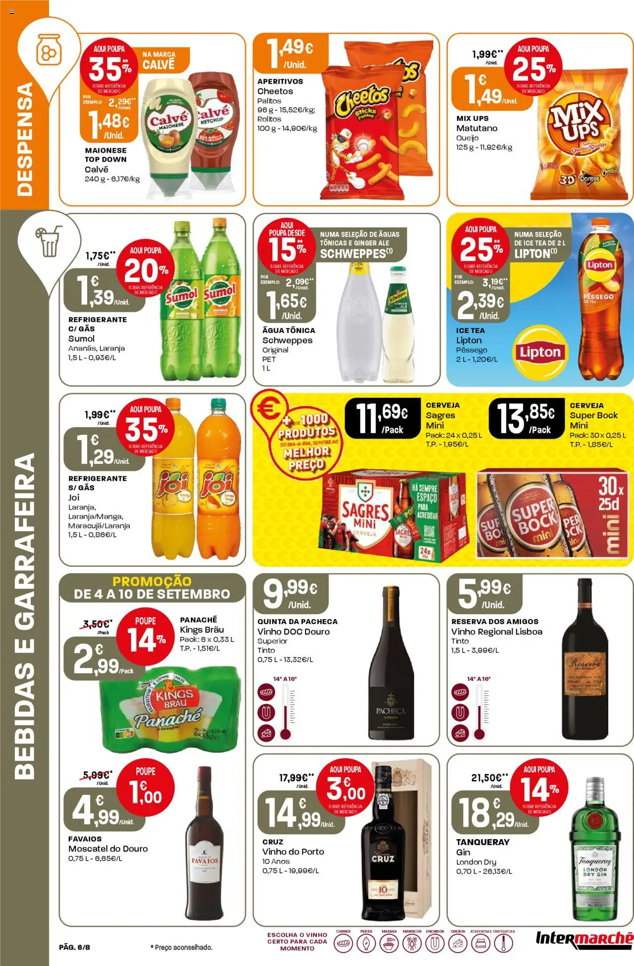 Intermarché Folheto Mini │ válido de 04.09.2025 | Página: 6 | Produtos: Top, Queijo, Maionese, Ketchup