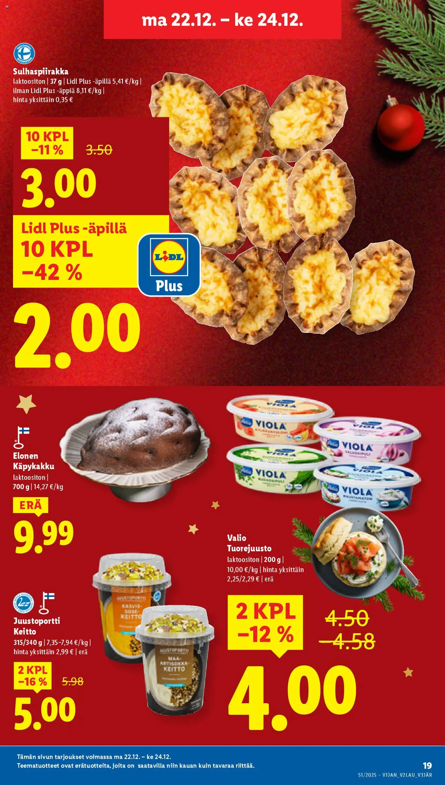 Lidl tarjoukset - Rovaniemi – voimassa 18.12.2025 alkaen | Sivu: 25 | Tuotteet: Keitto