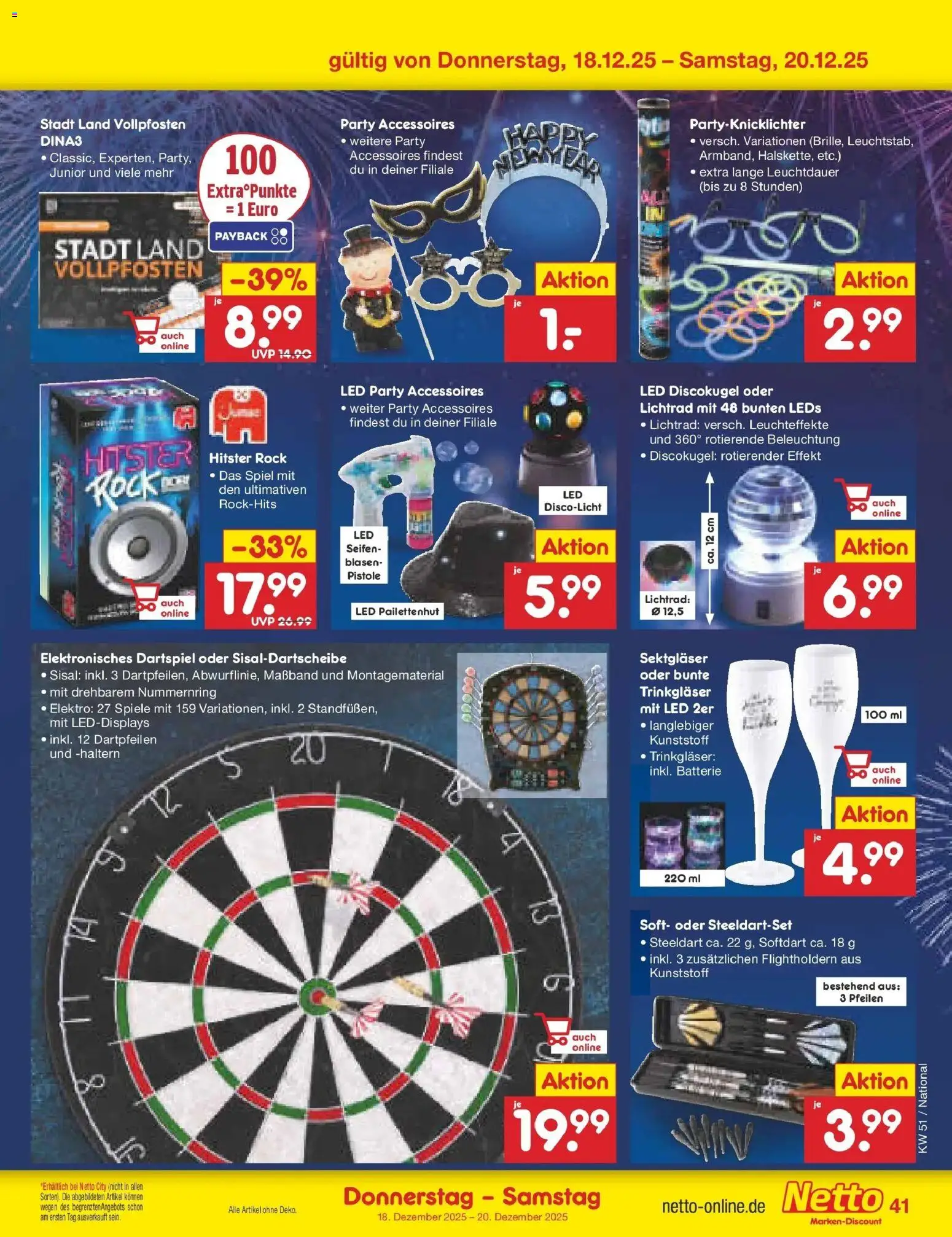 Netto Marken-Discount prospekt Augustusburg	 – gültig ab 15.12.2025 | Seite: 49 | Produkte: Spiel, Batterie, Rock