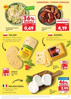 Kaufland gazetka od 03.07.2025 | Strona: 23 | Produkty: Karta, Ser, Pomidory, Pieprz