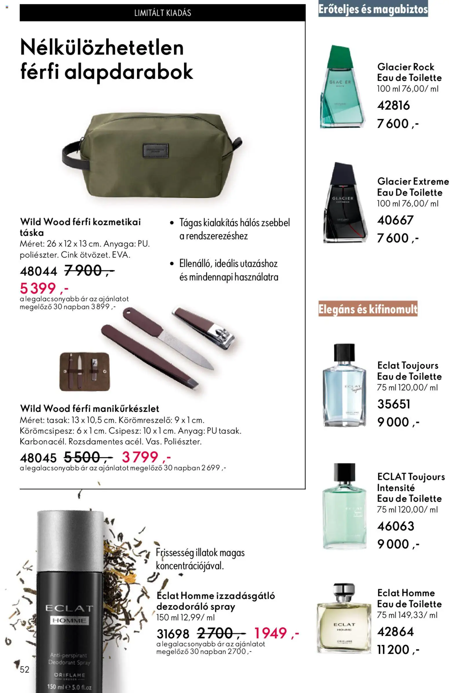 Oriflame akciós ujság - amely érvényes a következő dátumtól: 03.12.2025 | Oldal: 52 | Termékek: Táska, Izzadásgátló